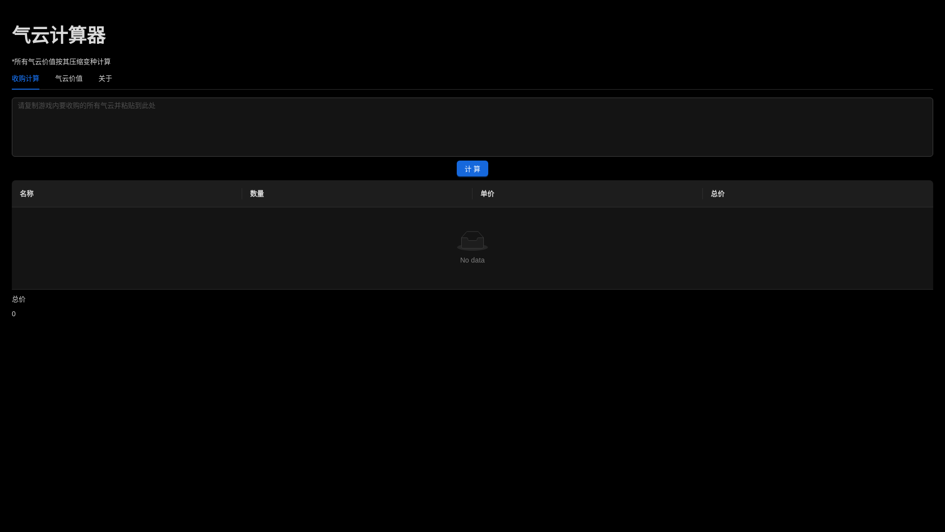 website screenshot of https://too-much-gas.pages.dev/