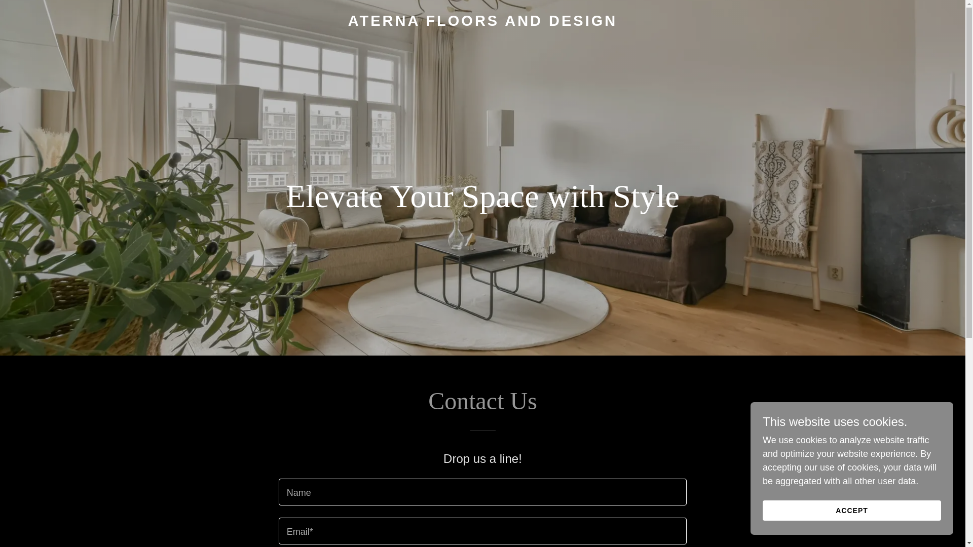 website screenshot of https://aternafloors.com/