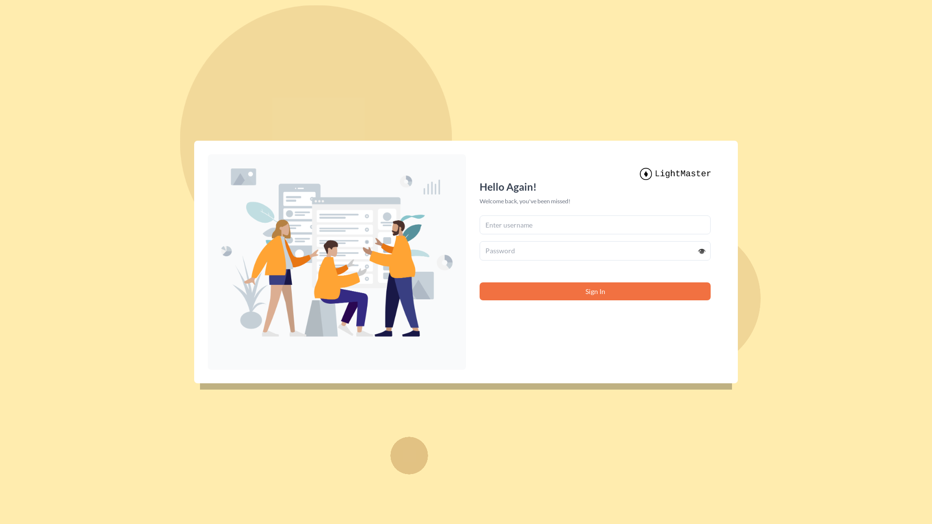 website screenshot of https://lightmaster.live/