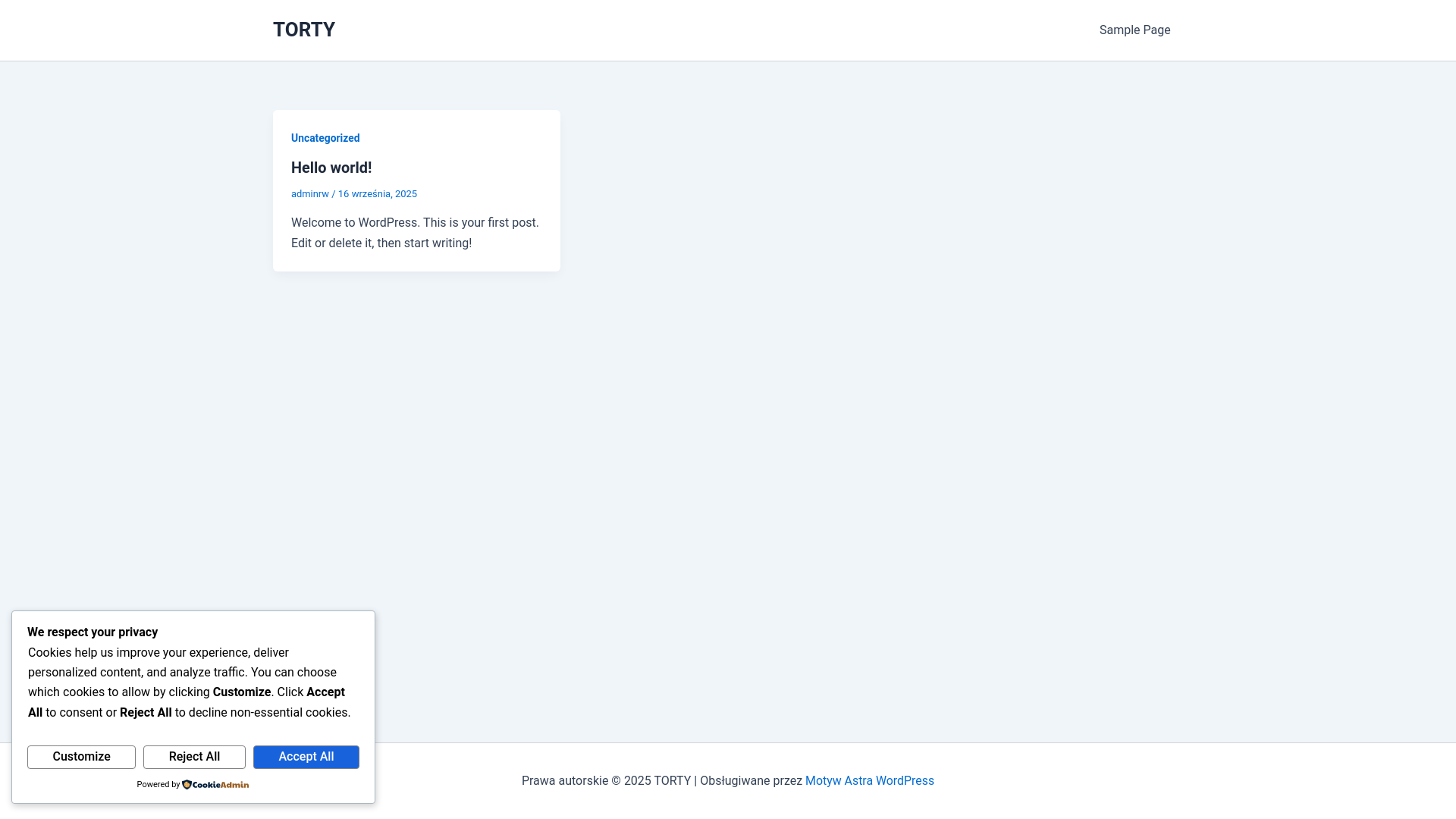 website screenshot of https://xn--tortowysza-j0b.pl/