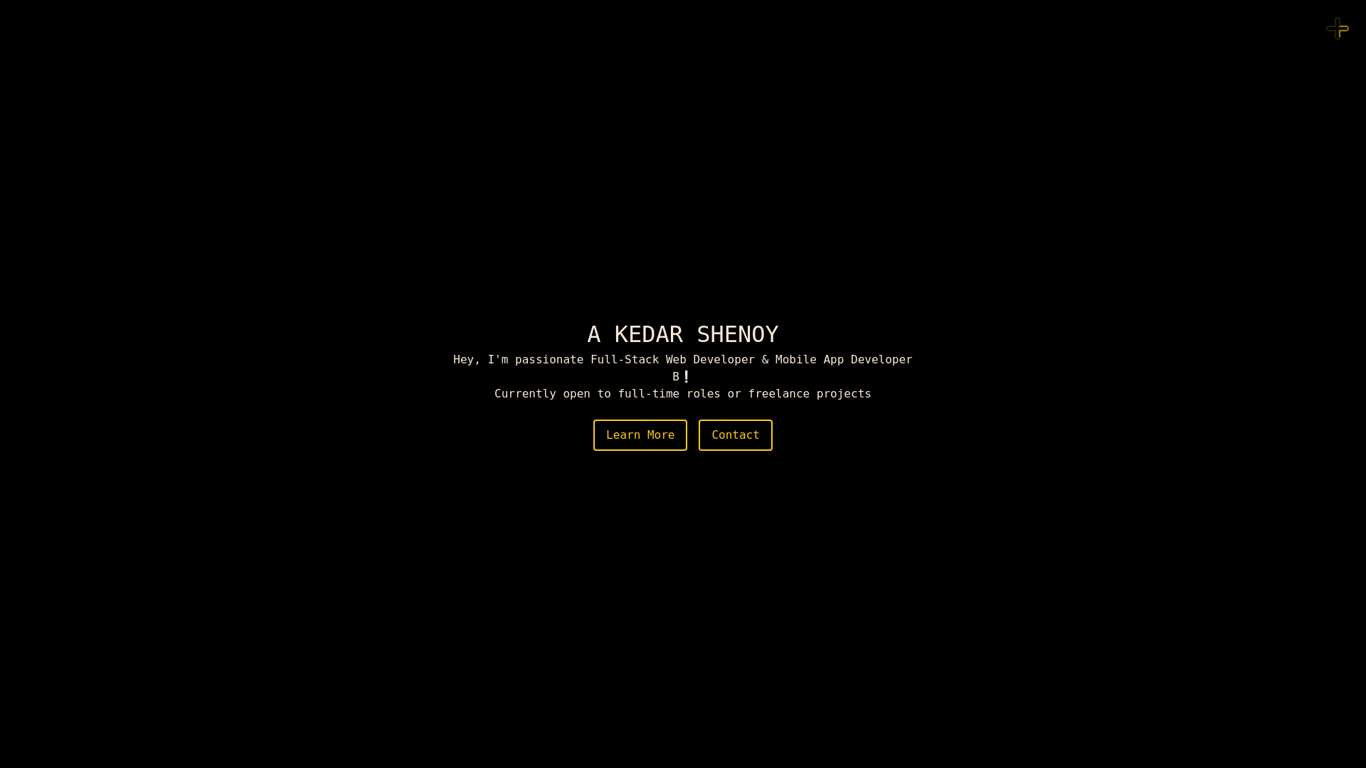 website screenshot of https://akedarshenoy.pages.dev/