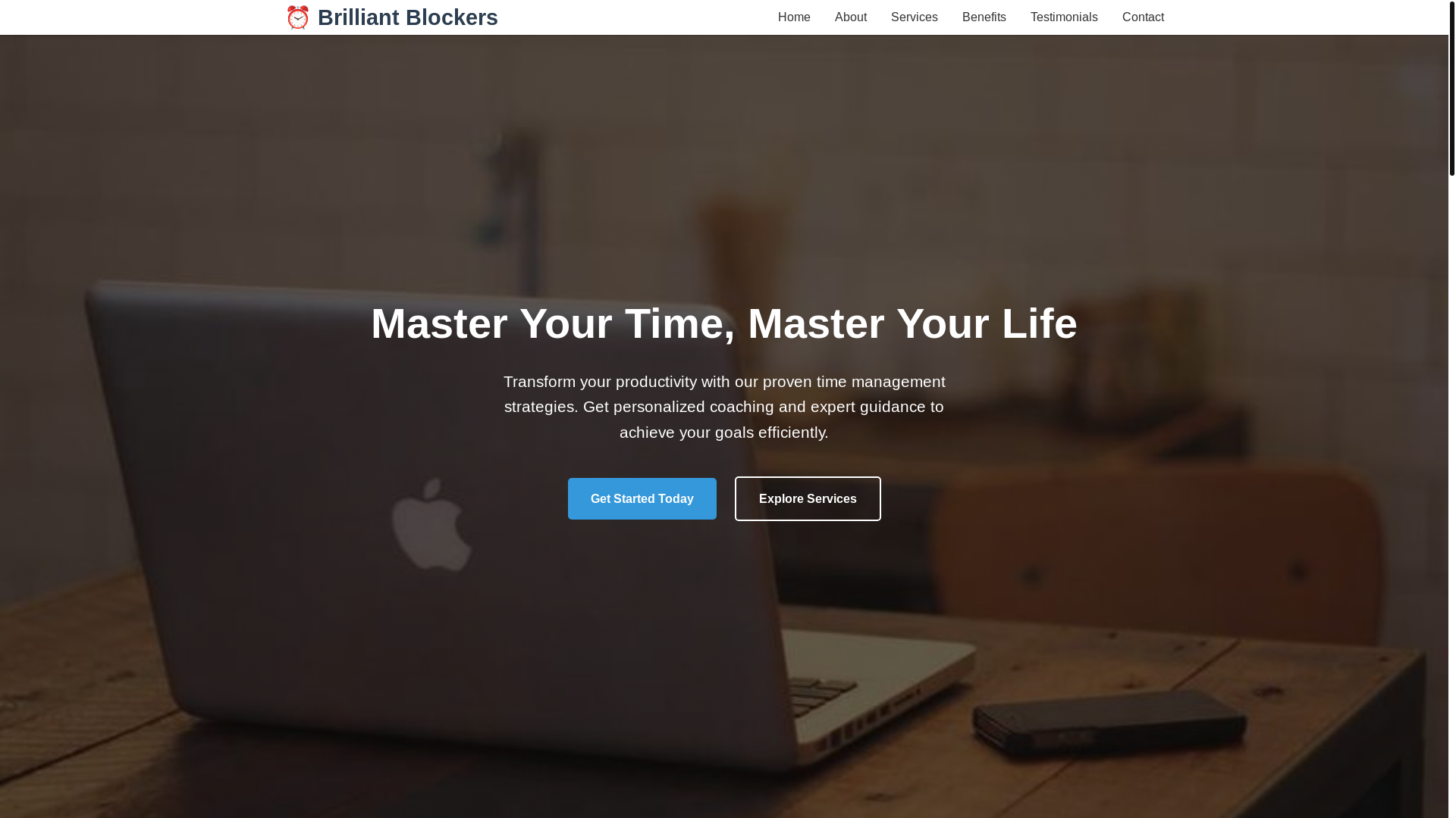 website screenshot of https://brilliantblockers.sbs/