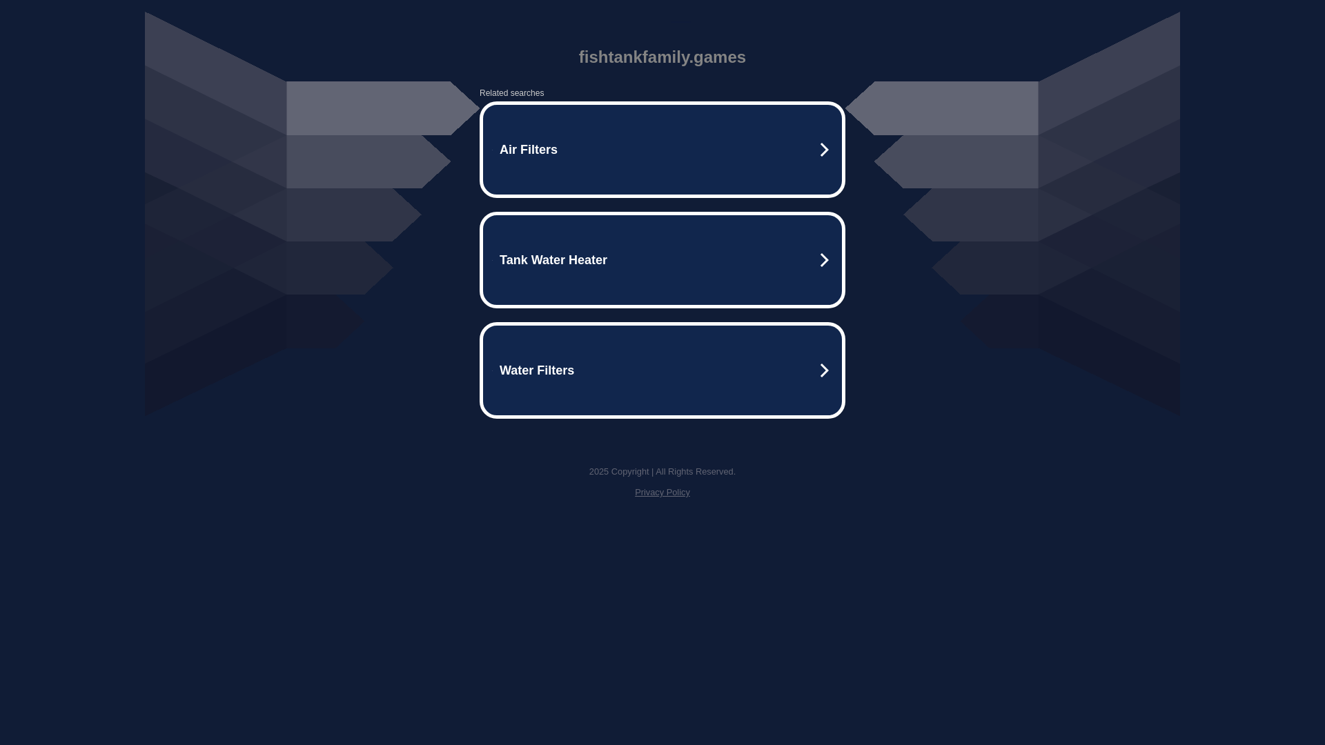 website screenshot of https://fishtankfamily.games/