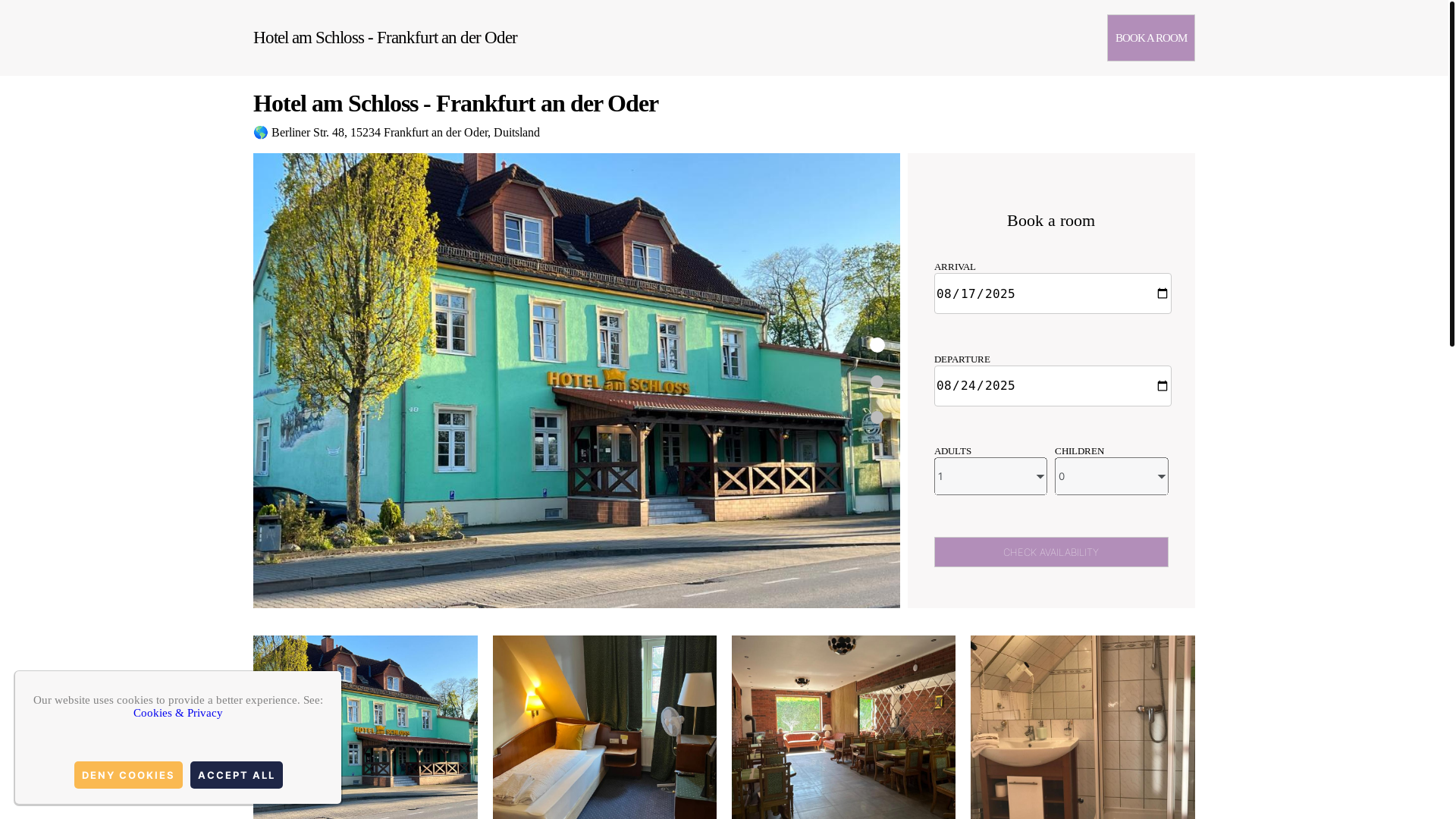 website screenshot of https://hotel-am-schloss.com.es/