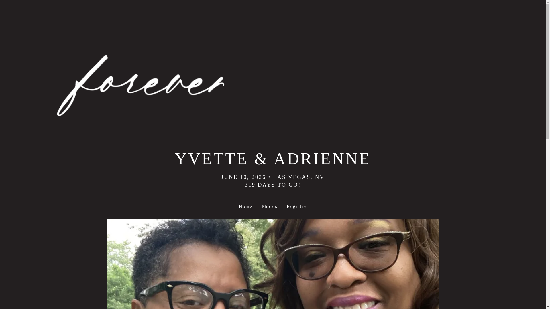 website screenshot of https://adrienneandyvettewedding.com/