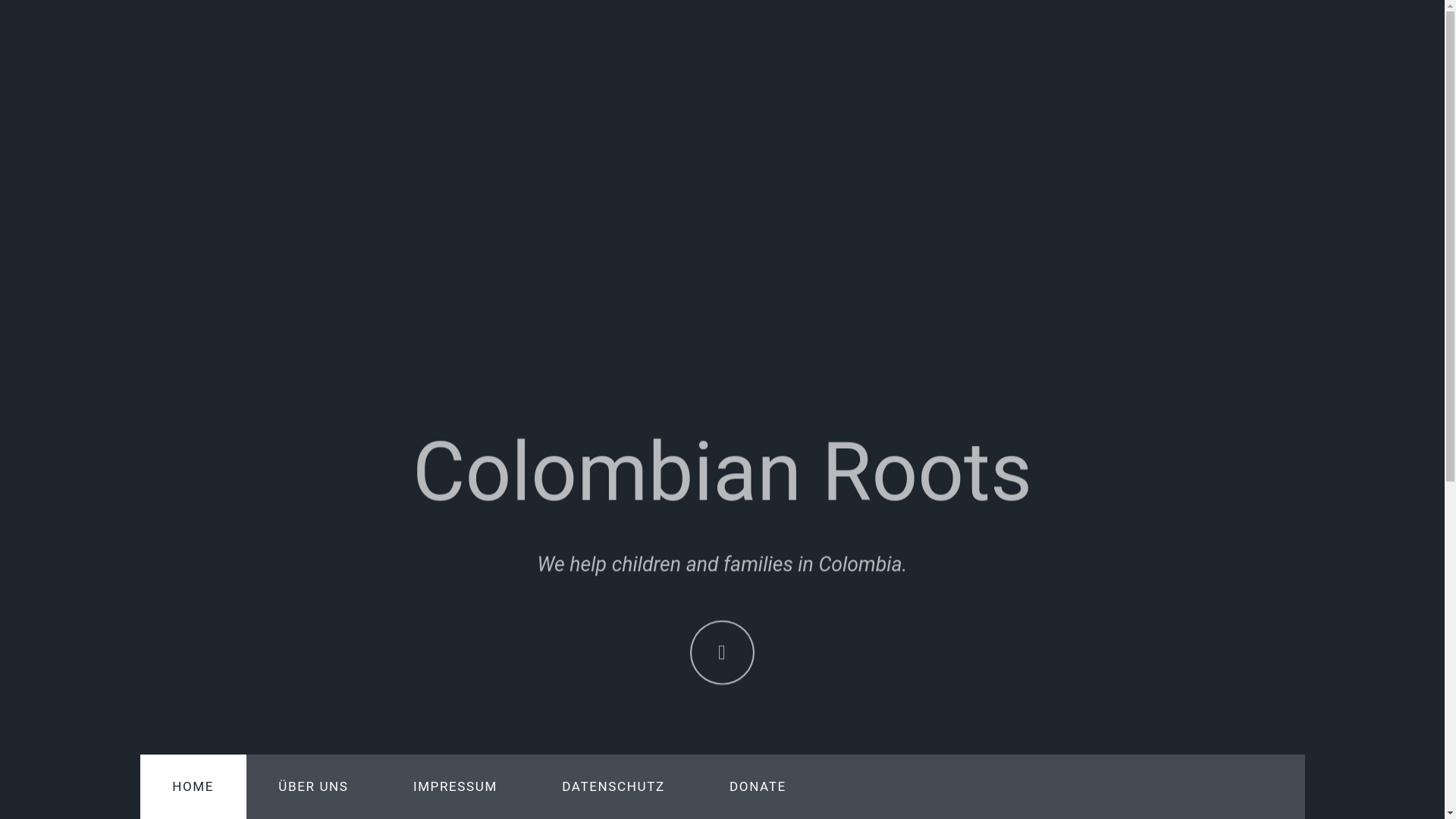 website screenshot of https://kolumbianischewurzeln.org/