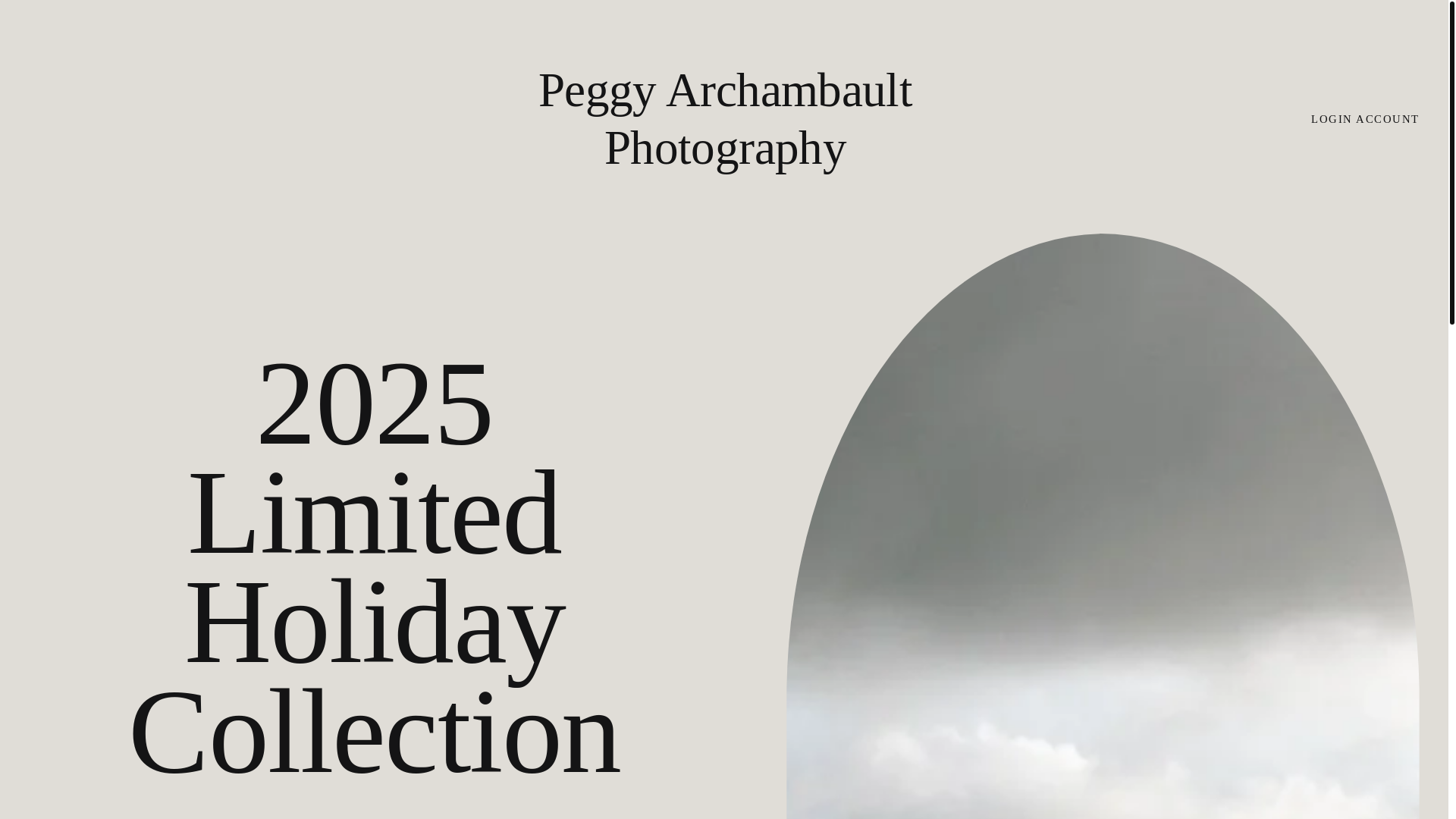 website screenshot of https://peggyarchambaultphotography.com/