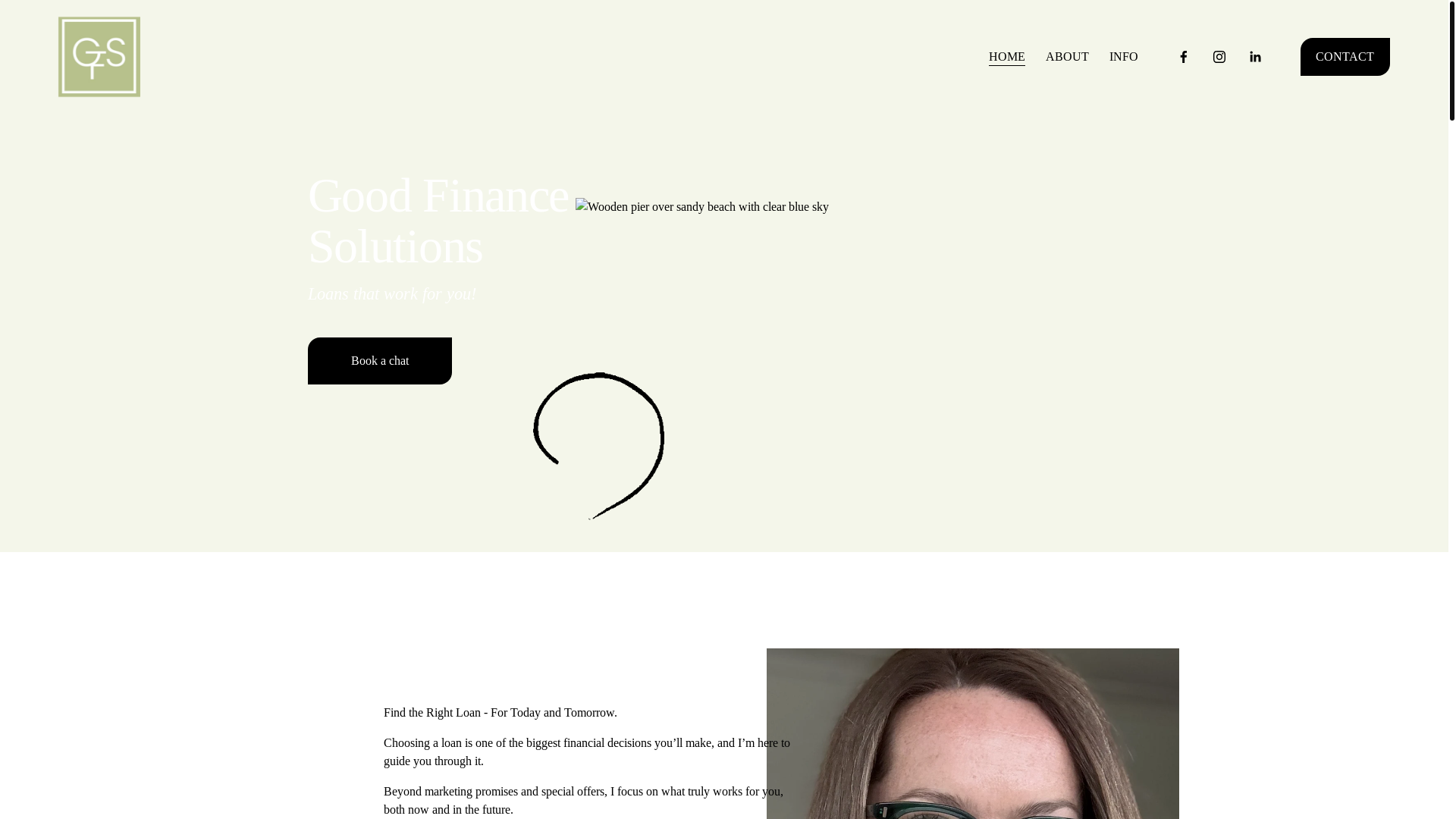 website screenshot of https://goodfinancesolutions.online/