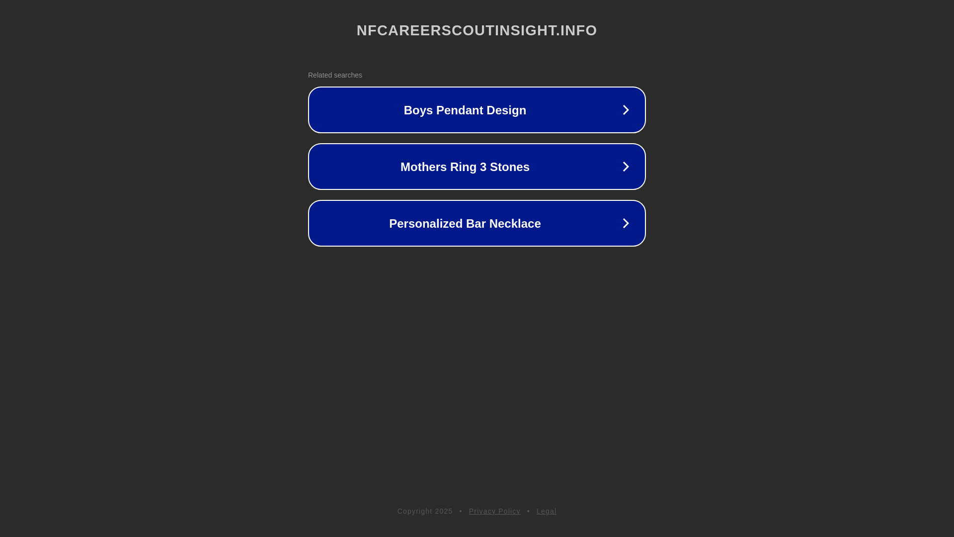 website screenshot of https://nfcareerscoutinsight.info/