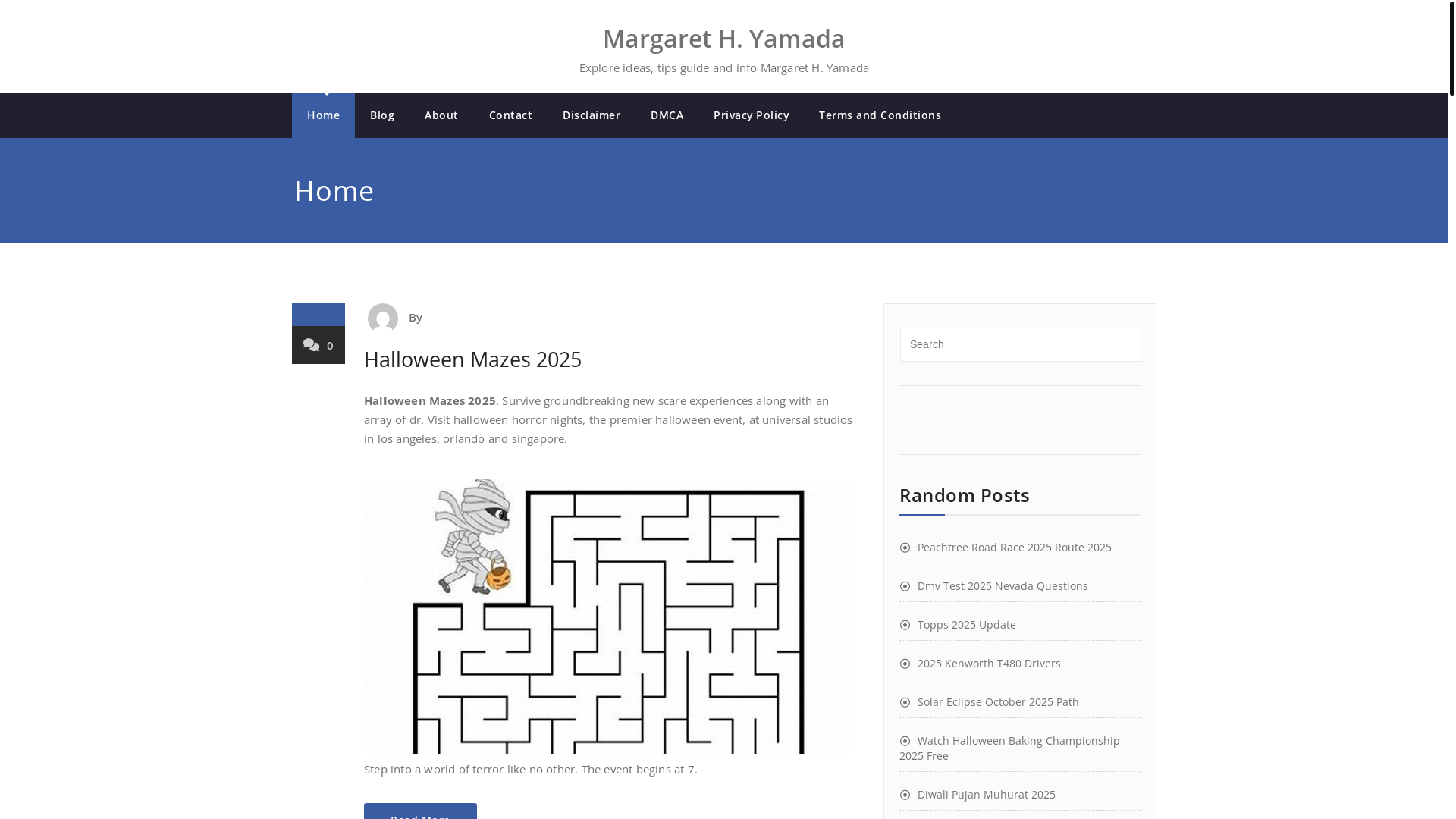 website screenshot of https://margarethyamada.pages.dev/