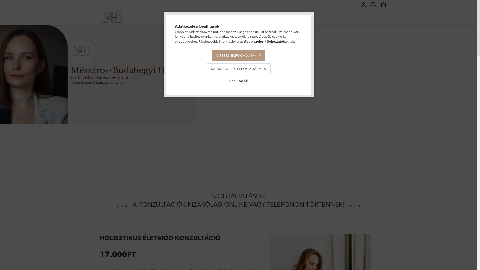 website screenshot of https://hmbharmonia.hu/