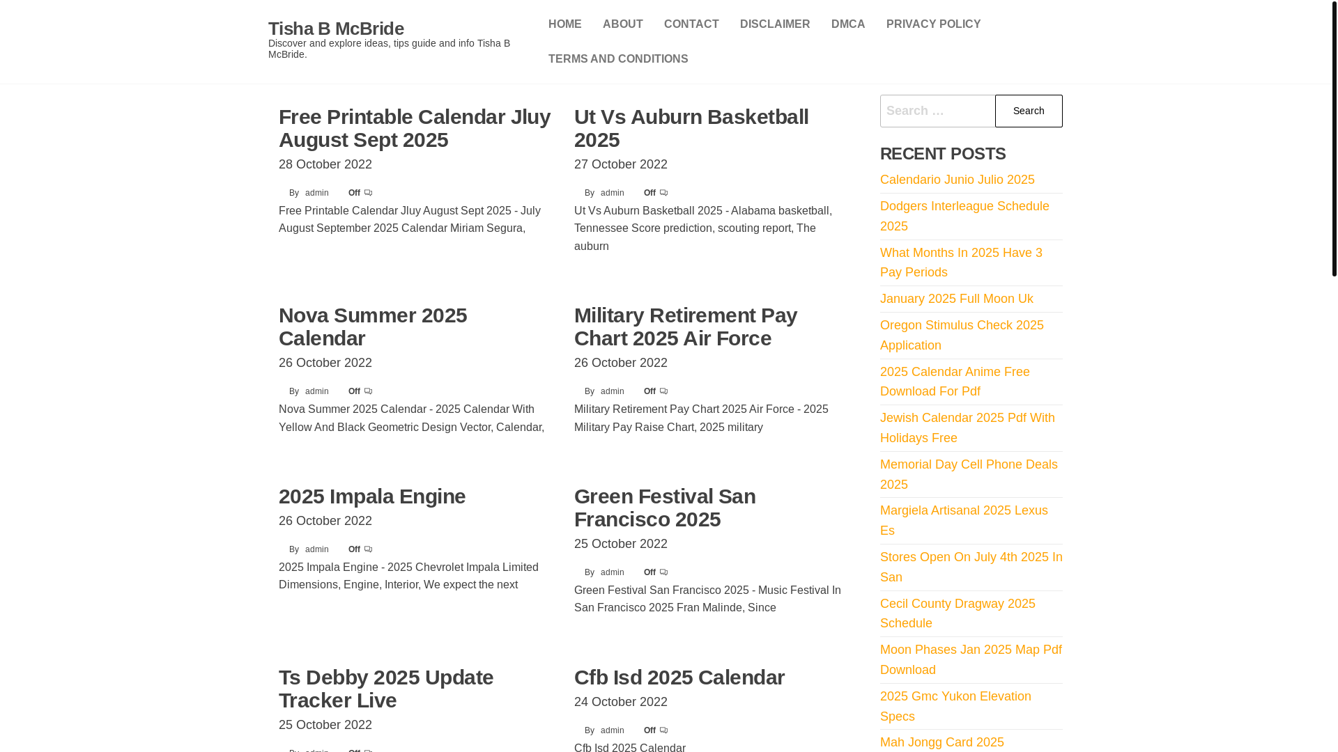 website screenshot of https://tishabmcbrider.pages.dev/