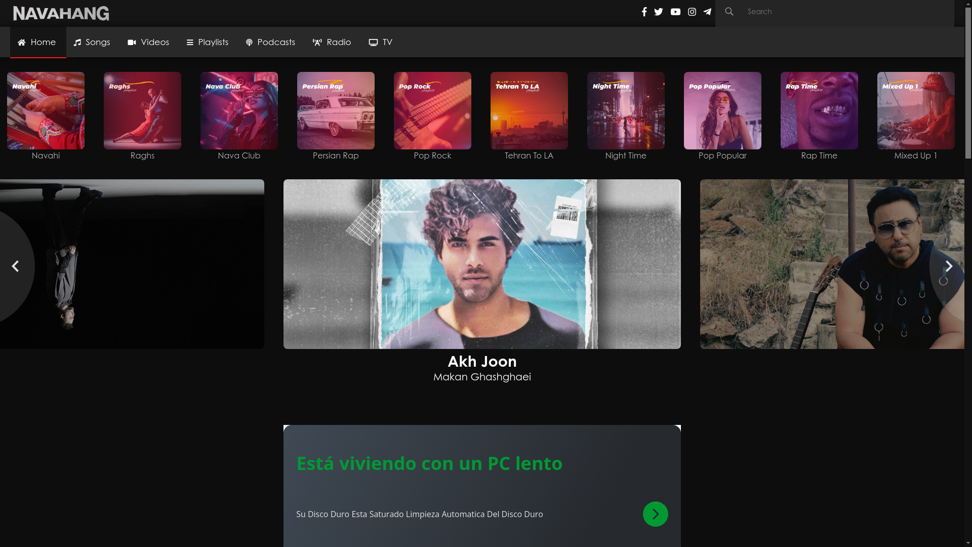 website screenshot of https://nava.my/