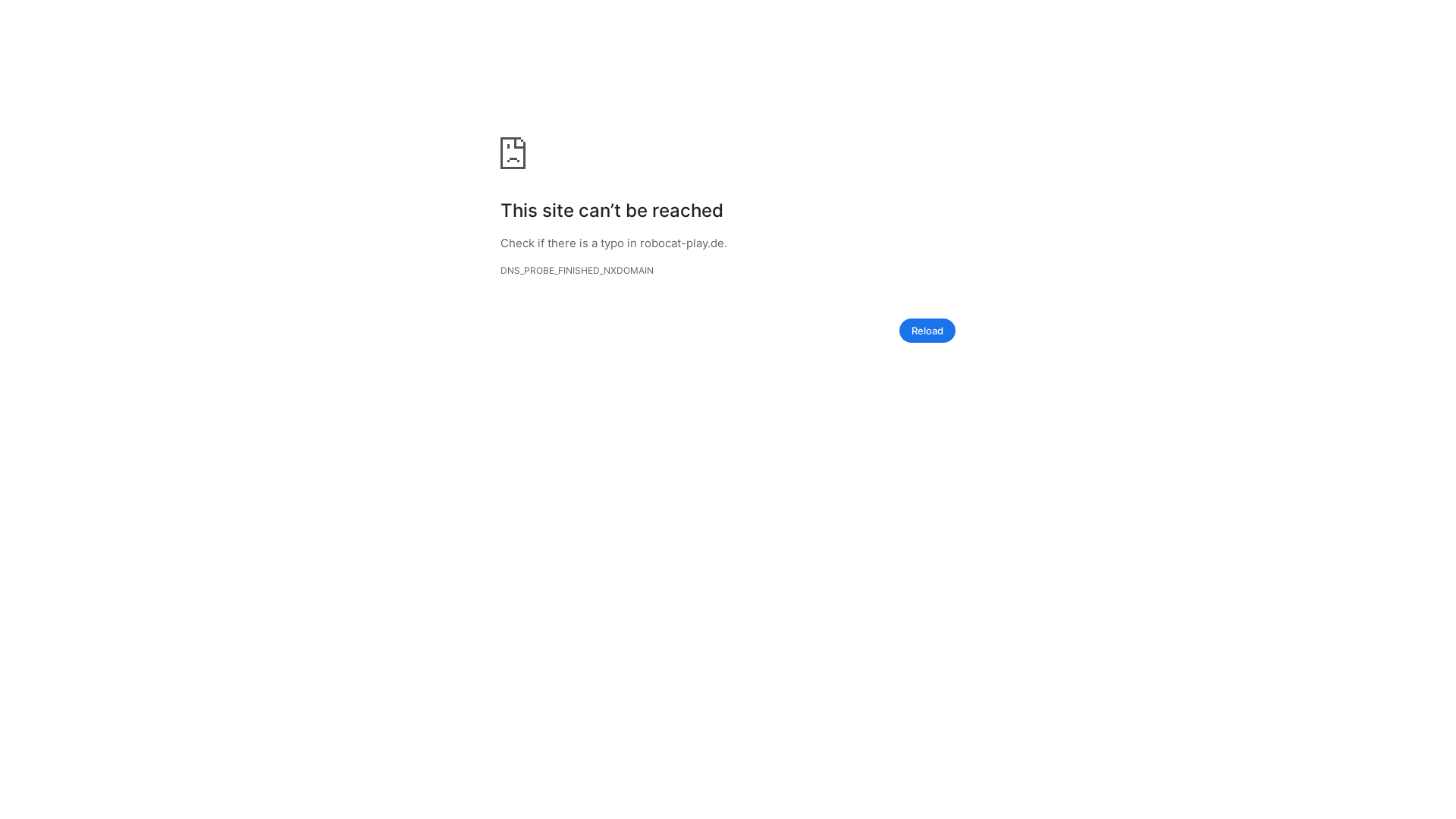 website screenshot of https://robocat-play.de/