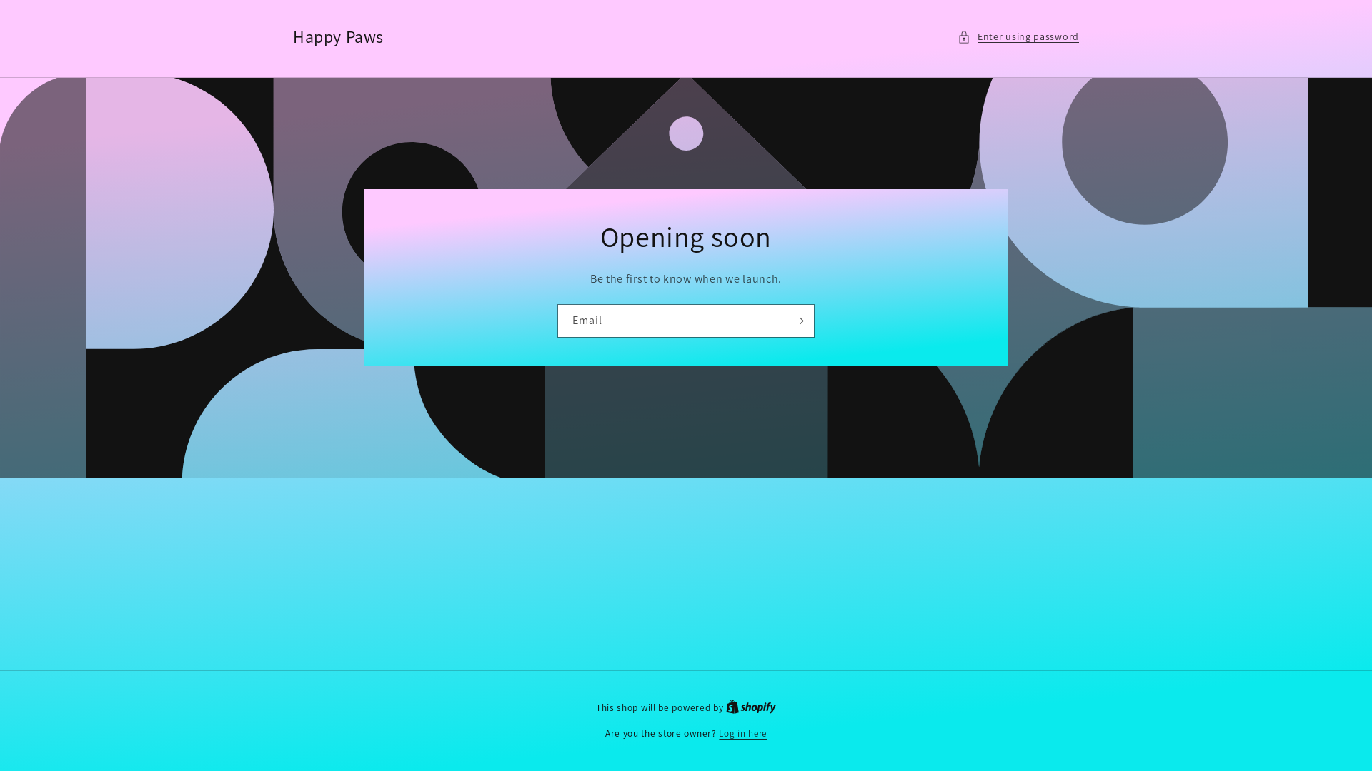 website screenshot of https://happypawsdogboutique.com/