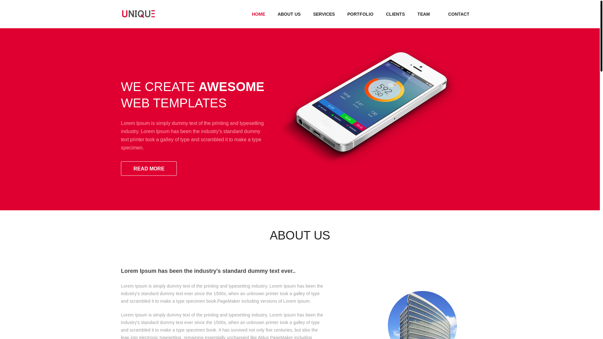 website screenshot of https://urbandock.rest/
