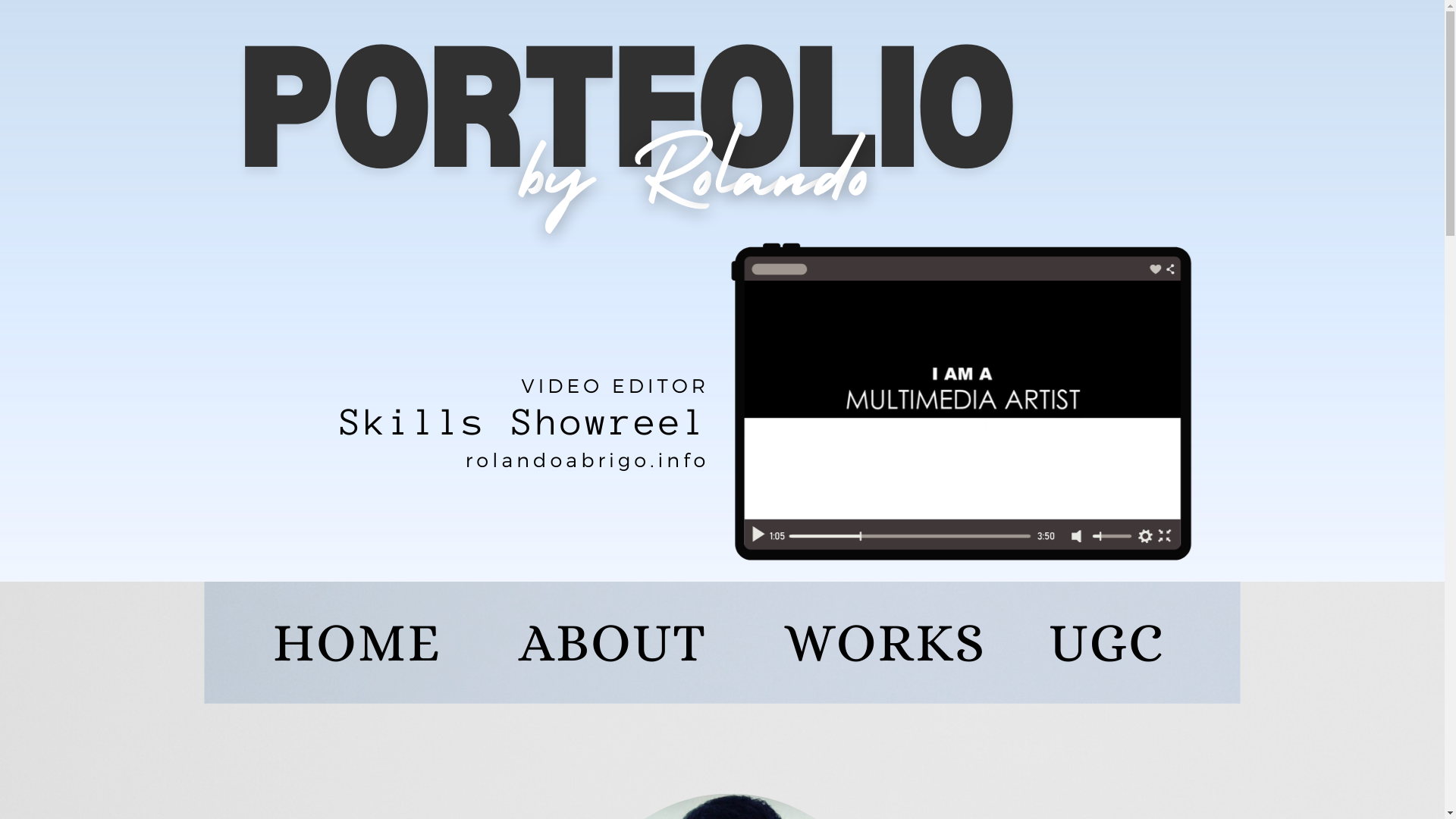 website screenshot of https://rolandoabrigo.com/