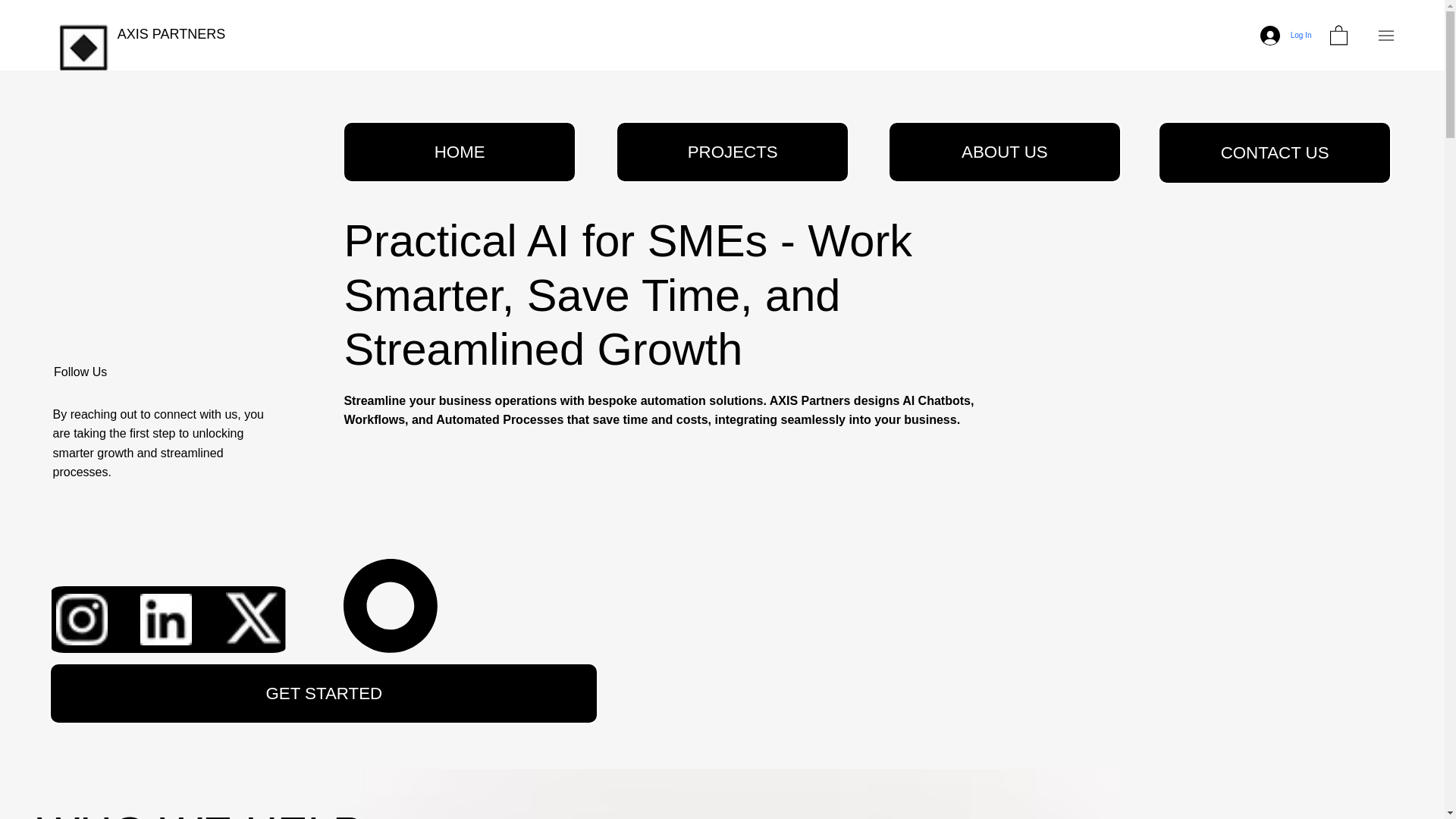 website screenshot of https://axispartnersai.com/
