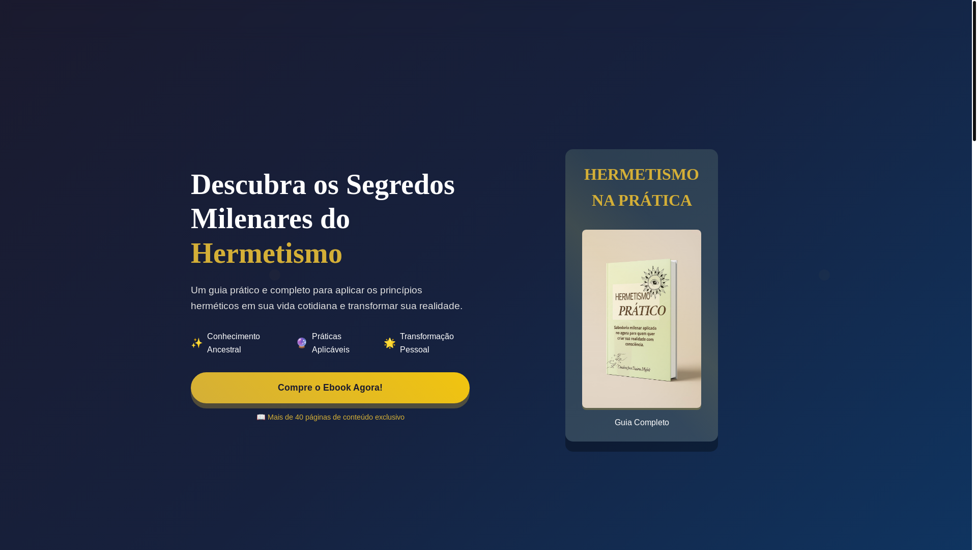 website screenshot of https://hermetismonapratica.shop/