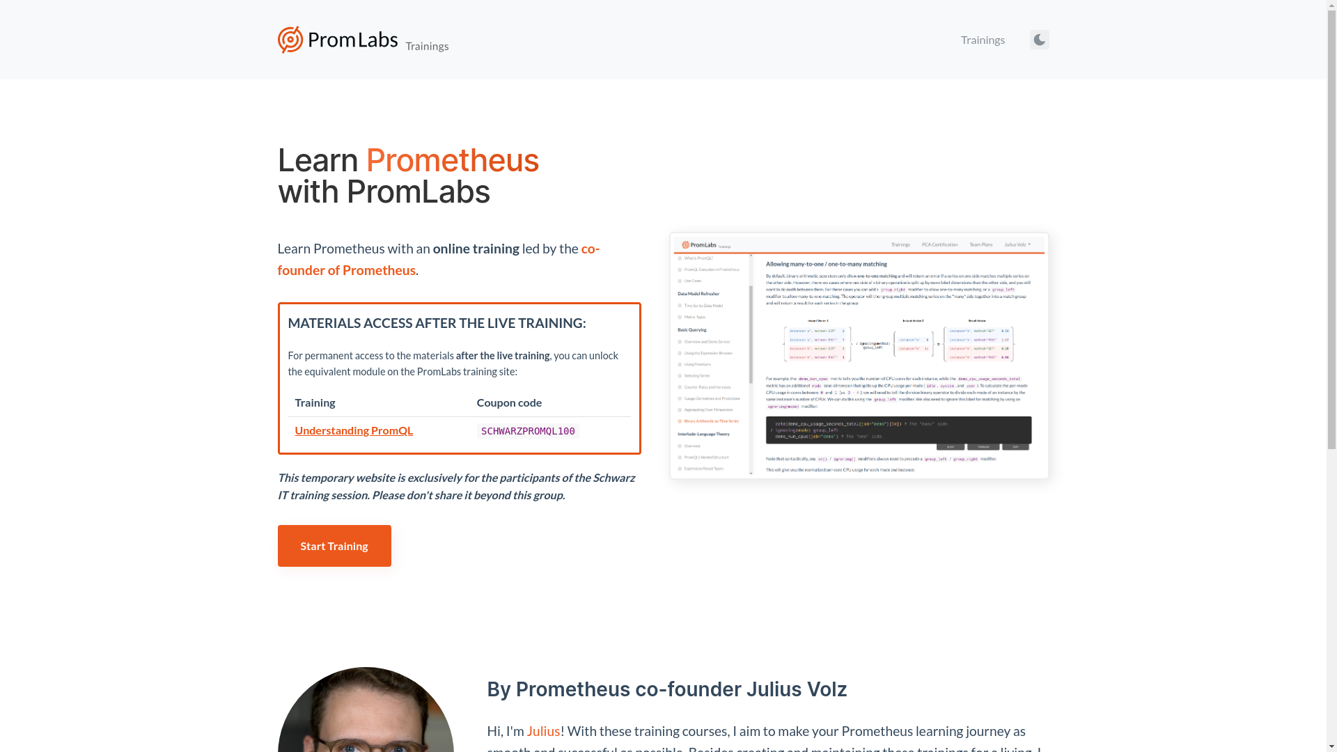 website screenshot of https://training-platform-92n.pages.dev/