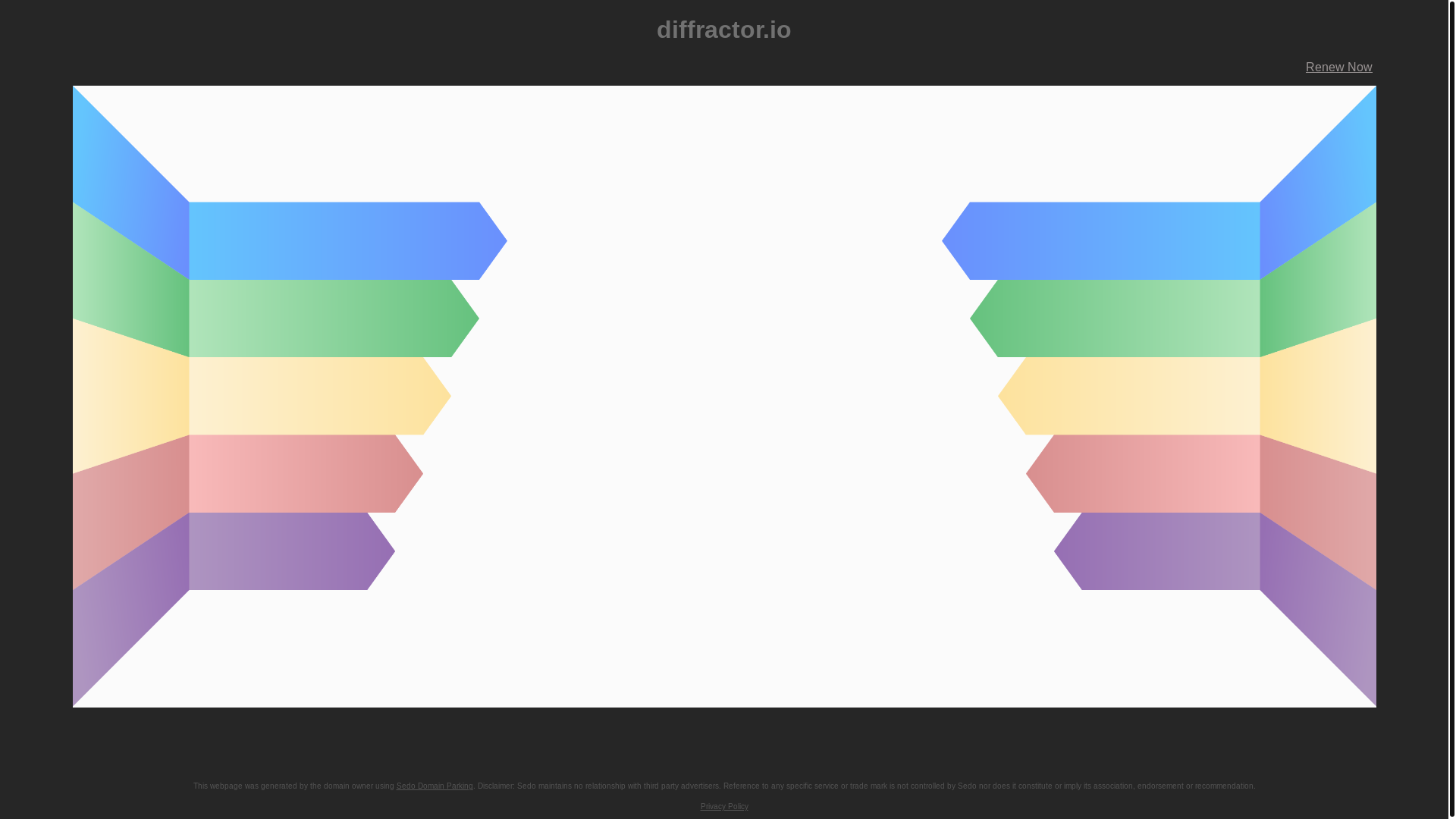 website screenshot of https://diffractor.io/
