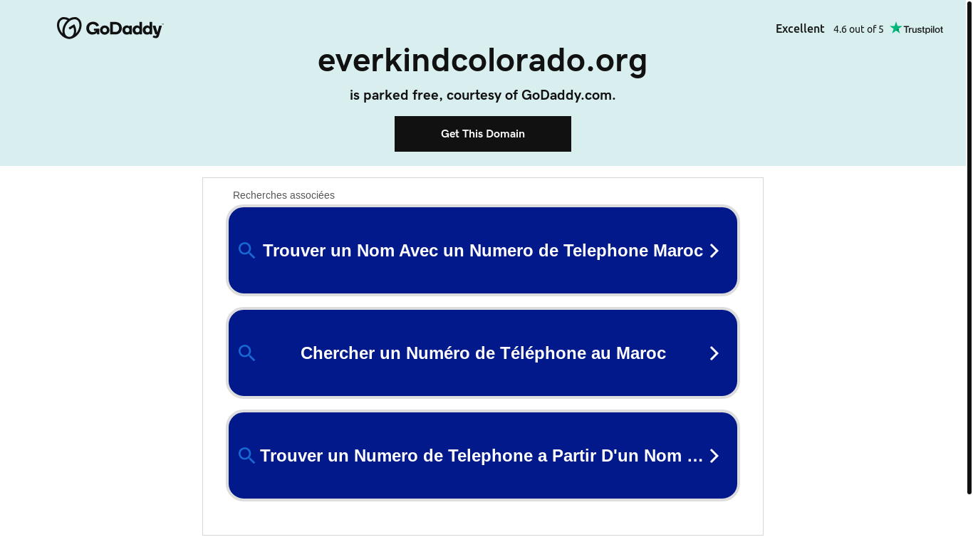 website screenshot of https://everkindcolorado.org/