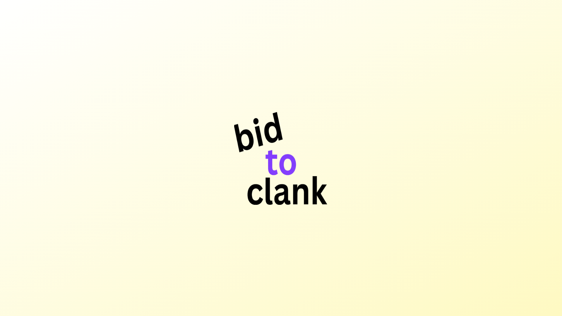 website screenshot of https://bidtoclank.com/