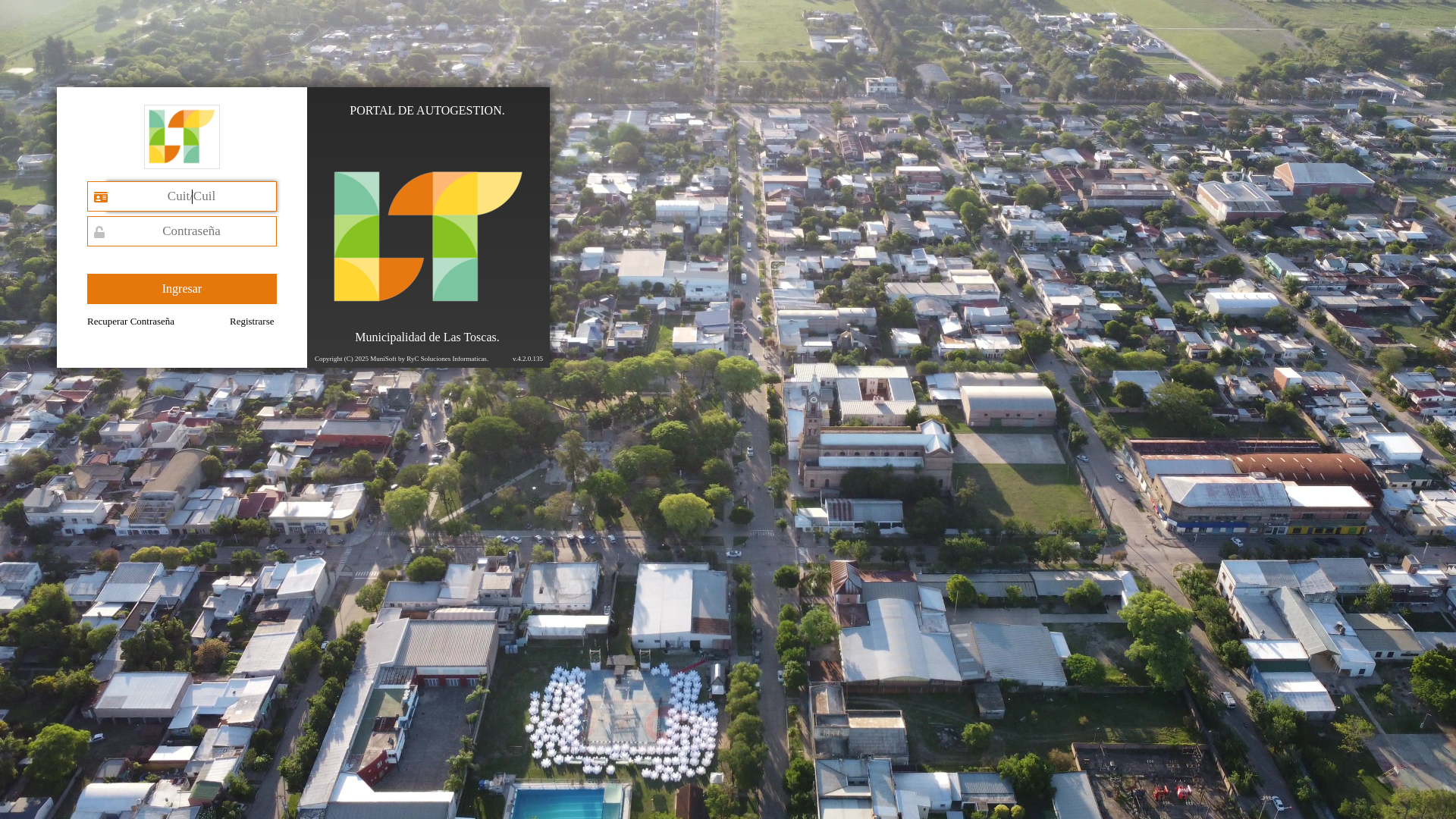 website screenshot of https://lastoscasportal.gob.ar/portal/