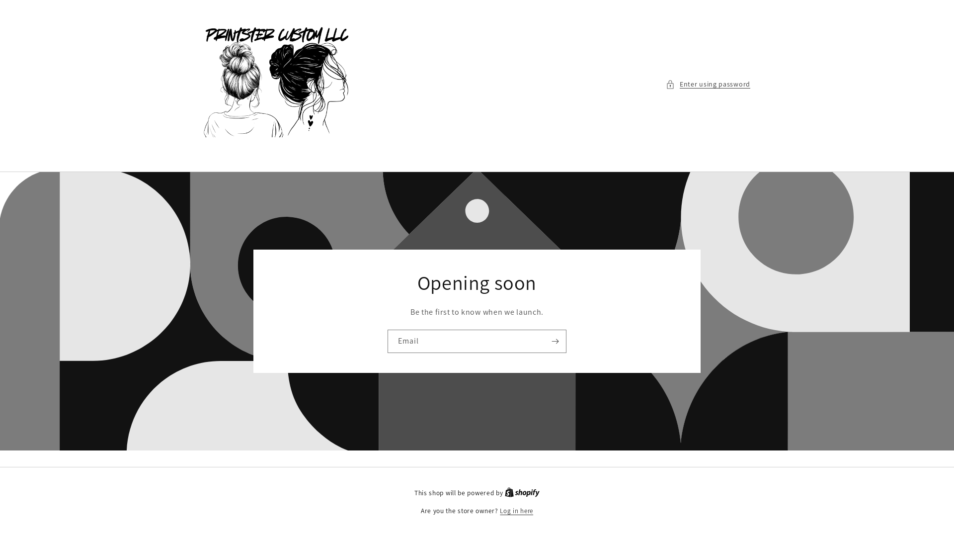 website screenshot of https://printstercustomllc.store/