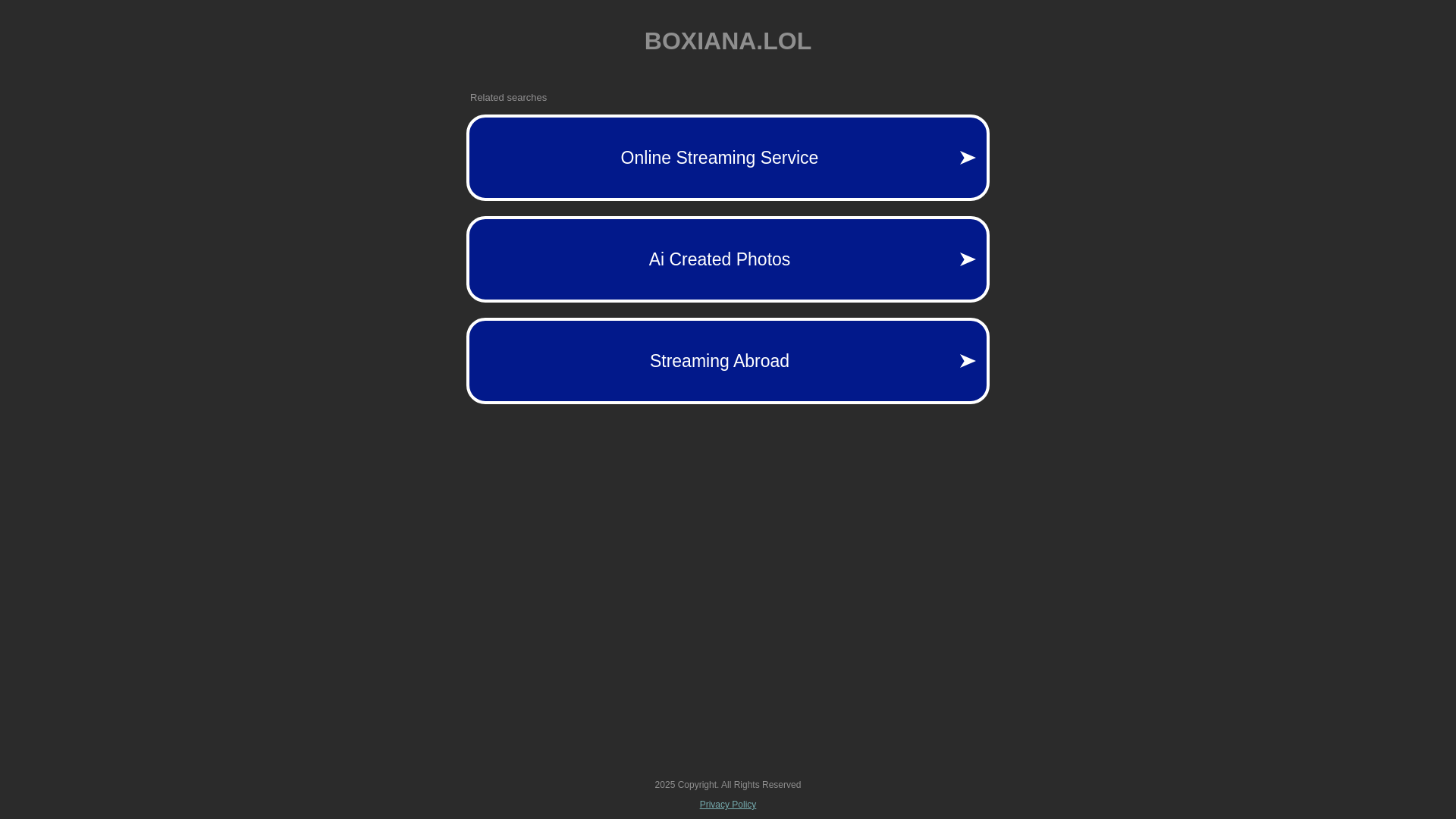 website screenshot of https://boxiana.lol/
