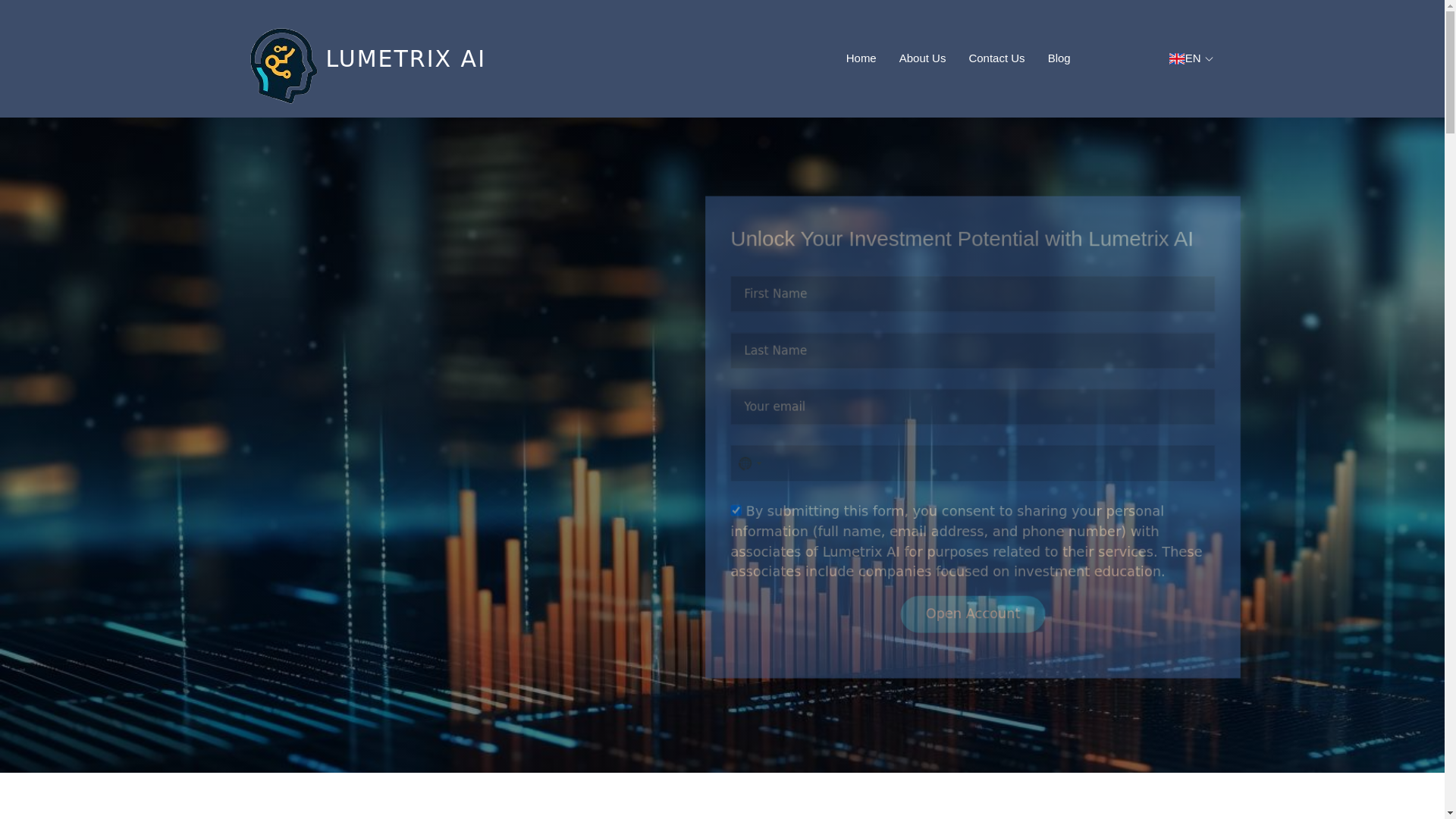 website screenshot of https://the-lumetrixaiapp.com/