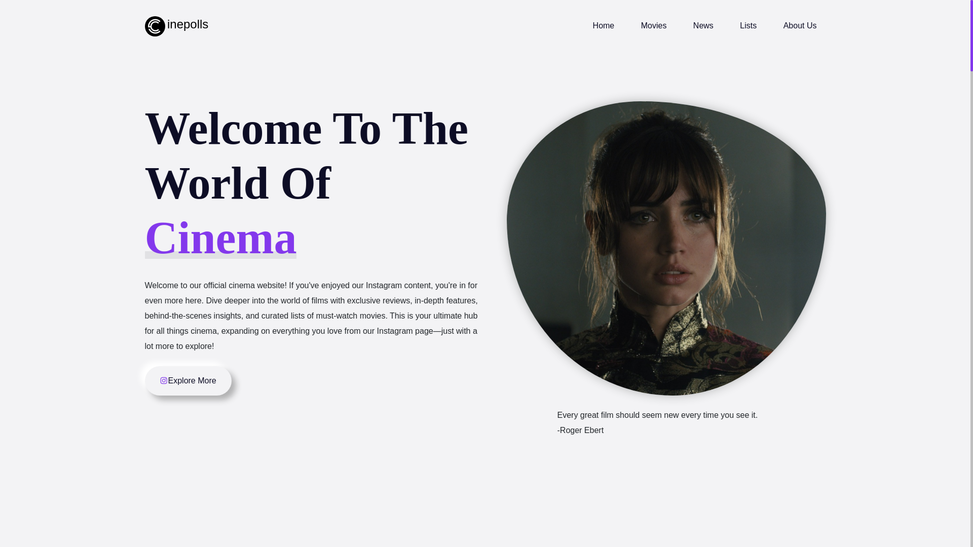 website screenshot of https://cinepolls.pages.dev/