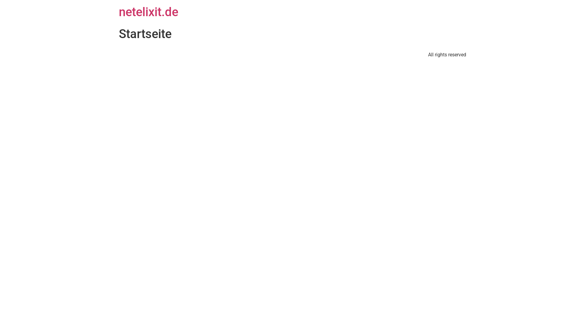 website screenshot of https://netelixit.de/