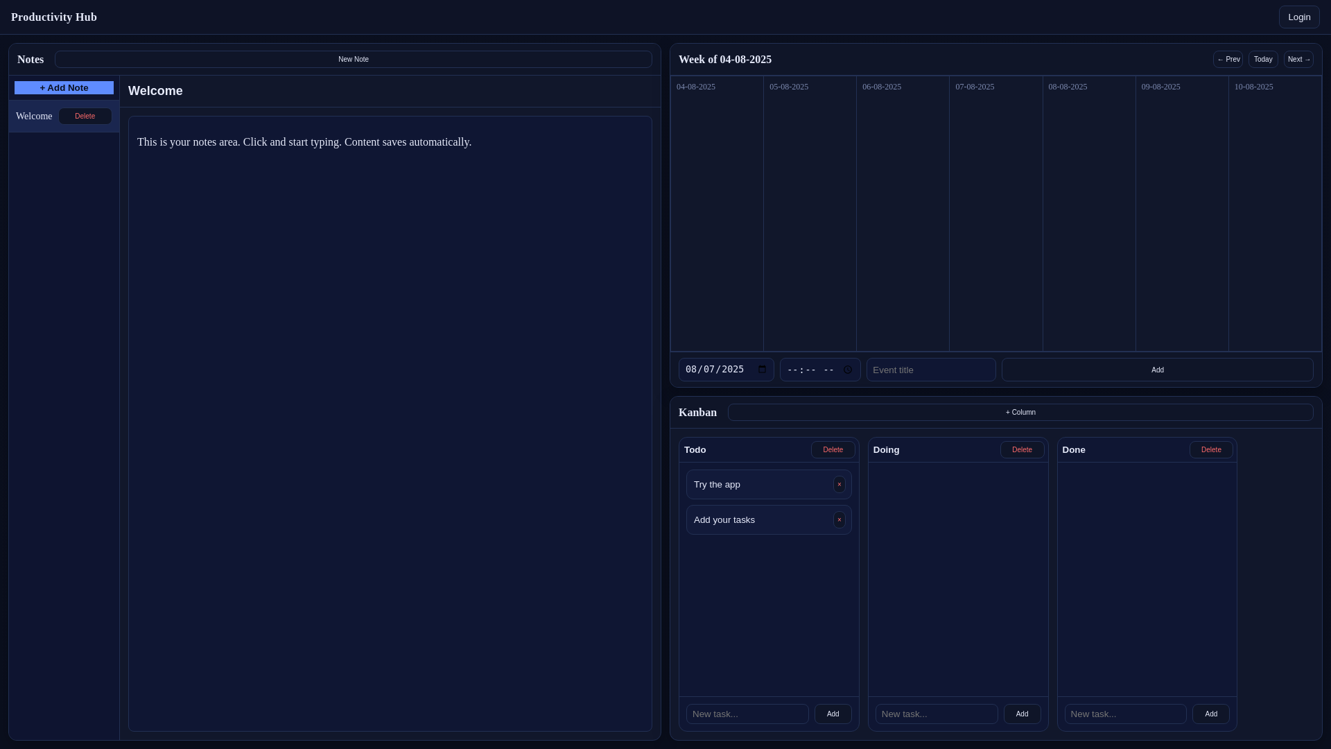 website screenshot of https://neuronotes.pages.dev/
