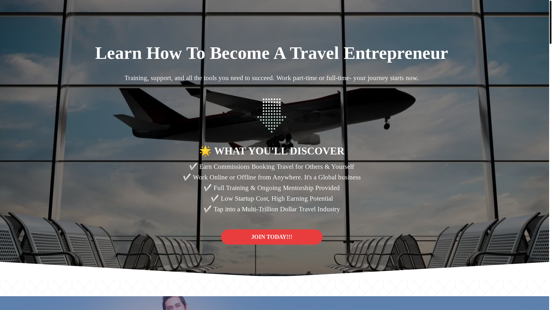 website screenshot of https://legacytravelgroup.info/