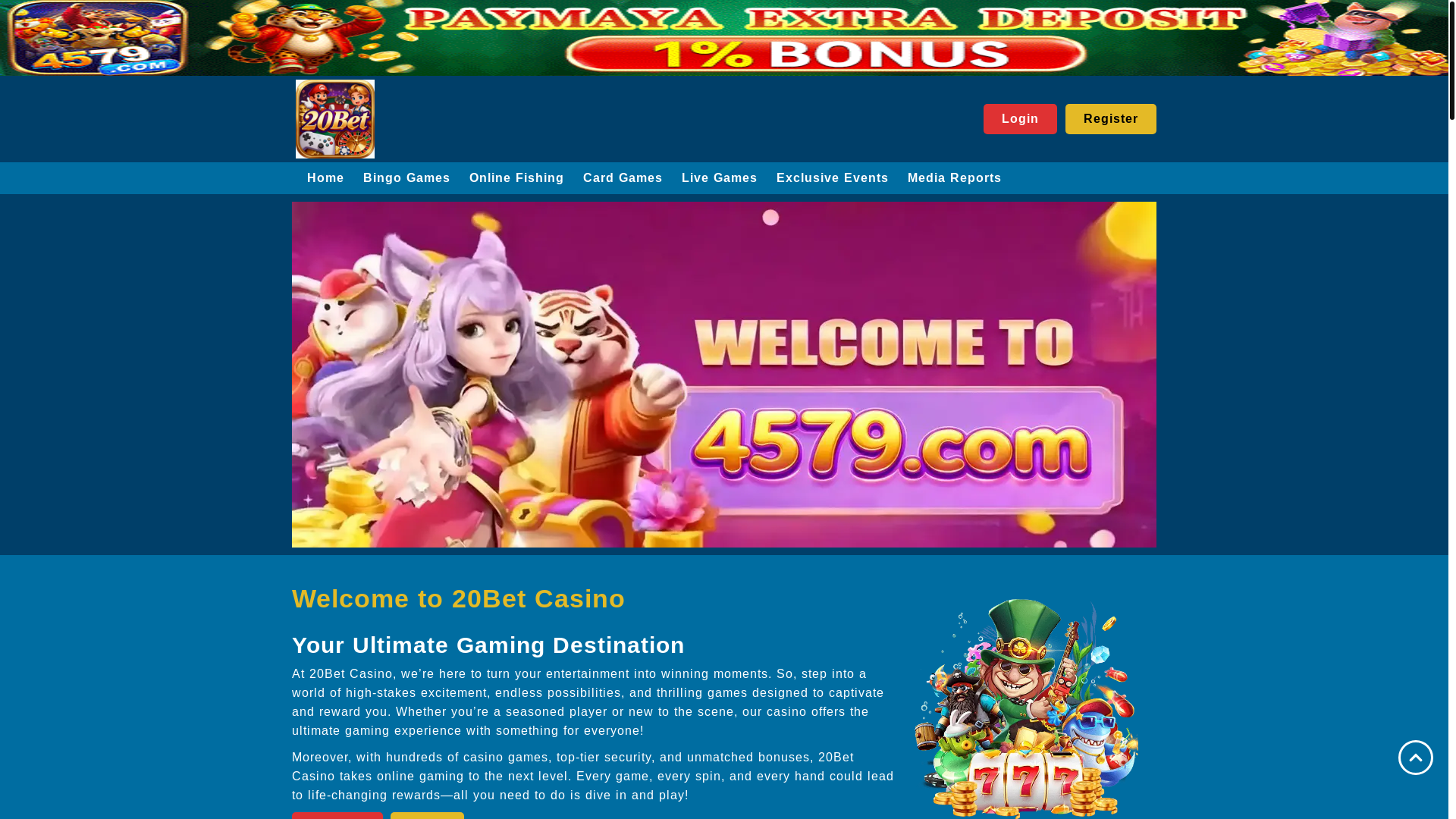 website screenshot of https://20betwebsite.com/