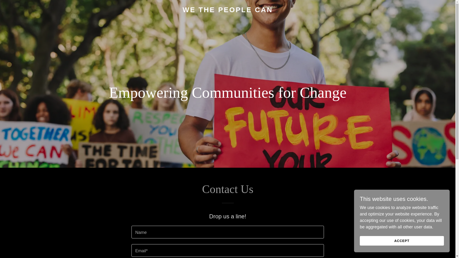 website screenshot of https://wethepeoplecan.org/