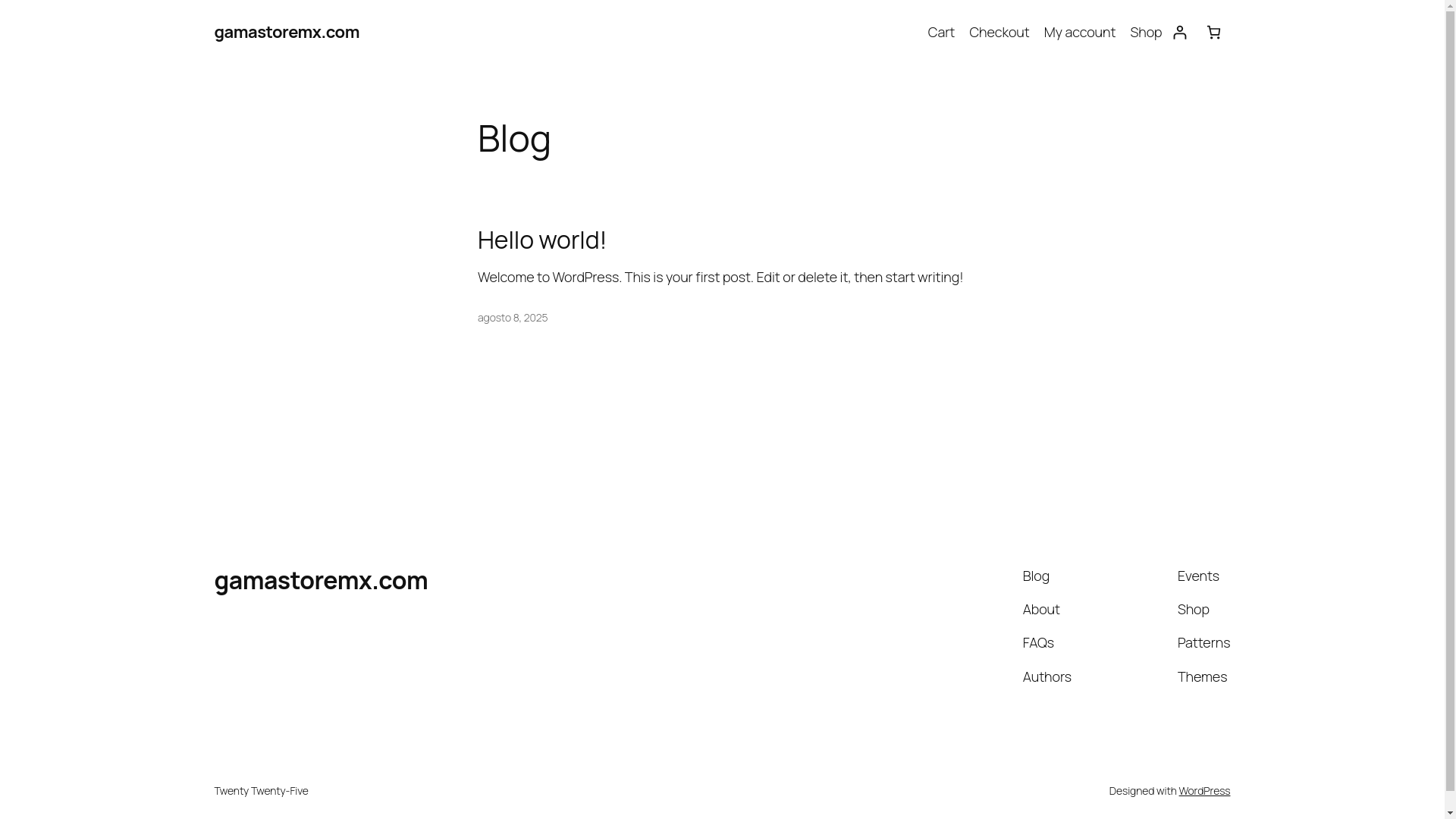 website screenshot of https://gamastoremx.com/