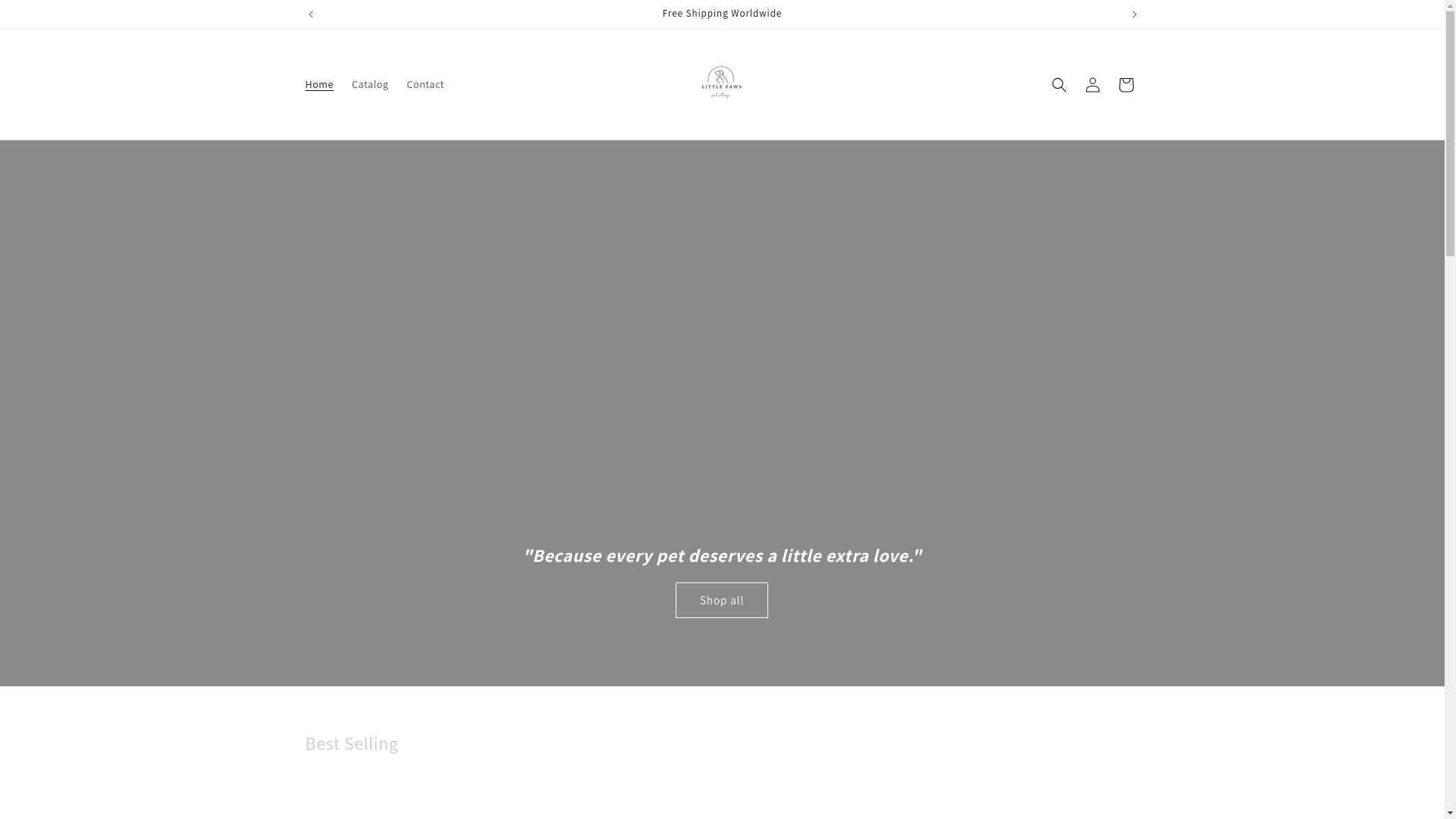 website screenshot of https://petloversuniver.com/