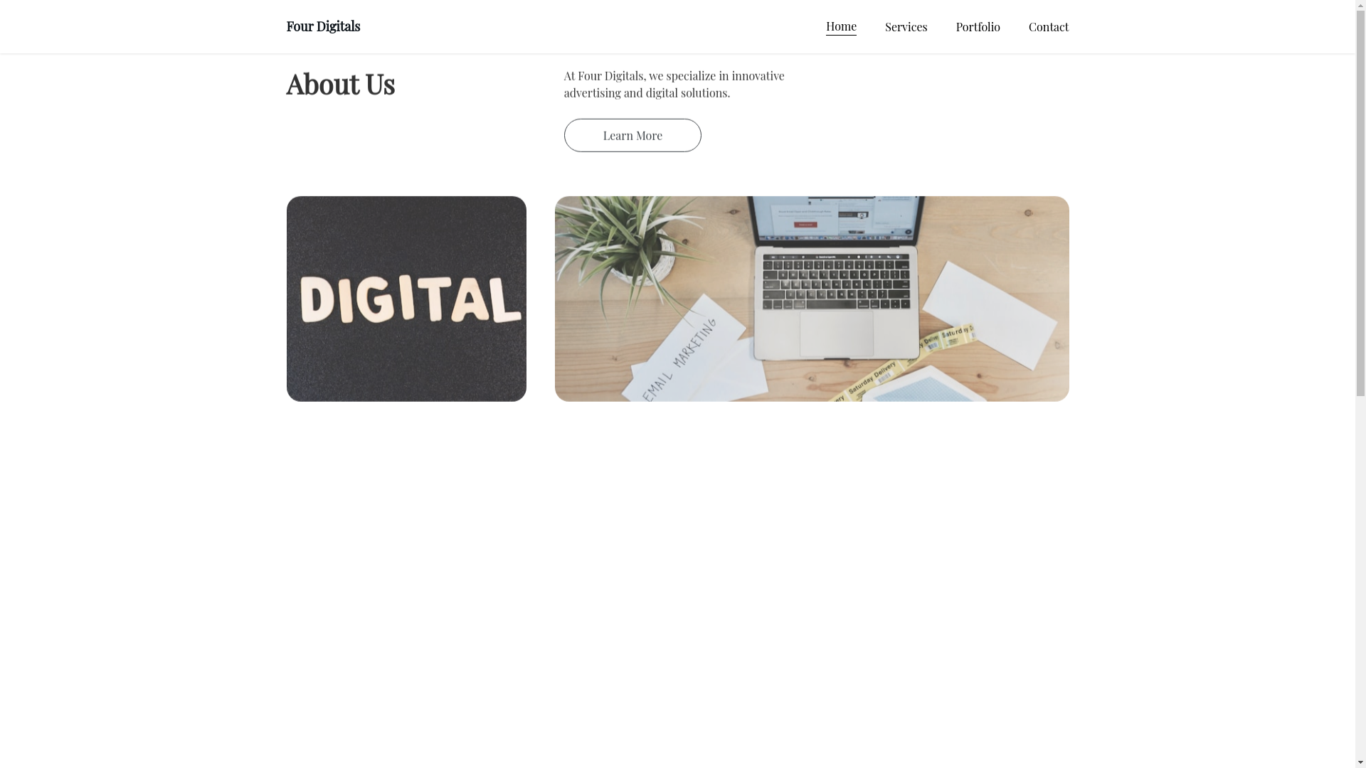 website screenshot of https://fourdigitals.store/