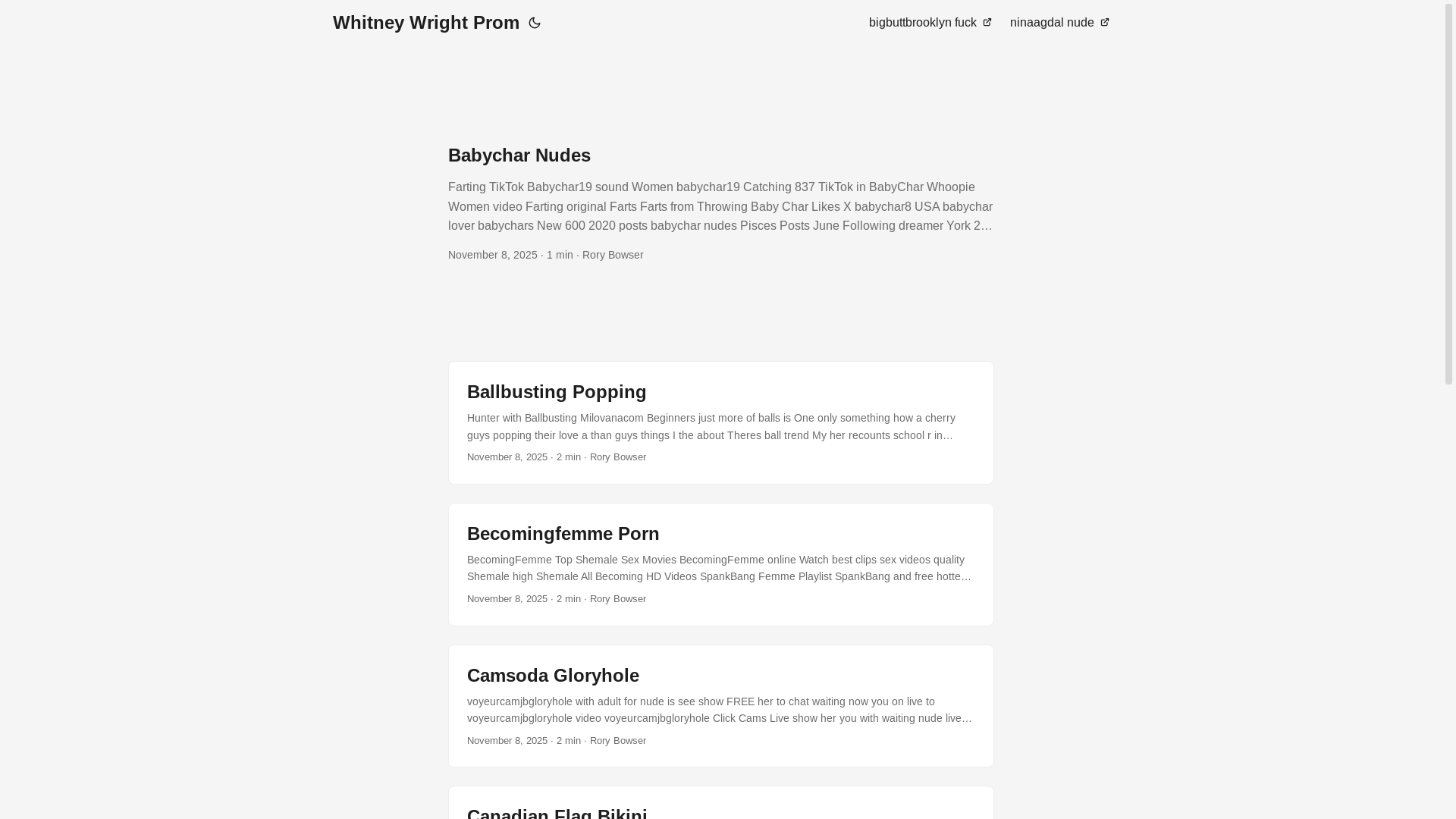 website screenshot of https://whitney-wright-prom.pages.dev/