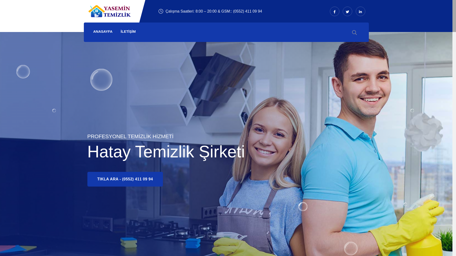 website screenshot of https://bursayasemintemizlik.com.tr/