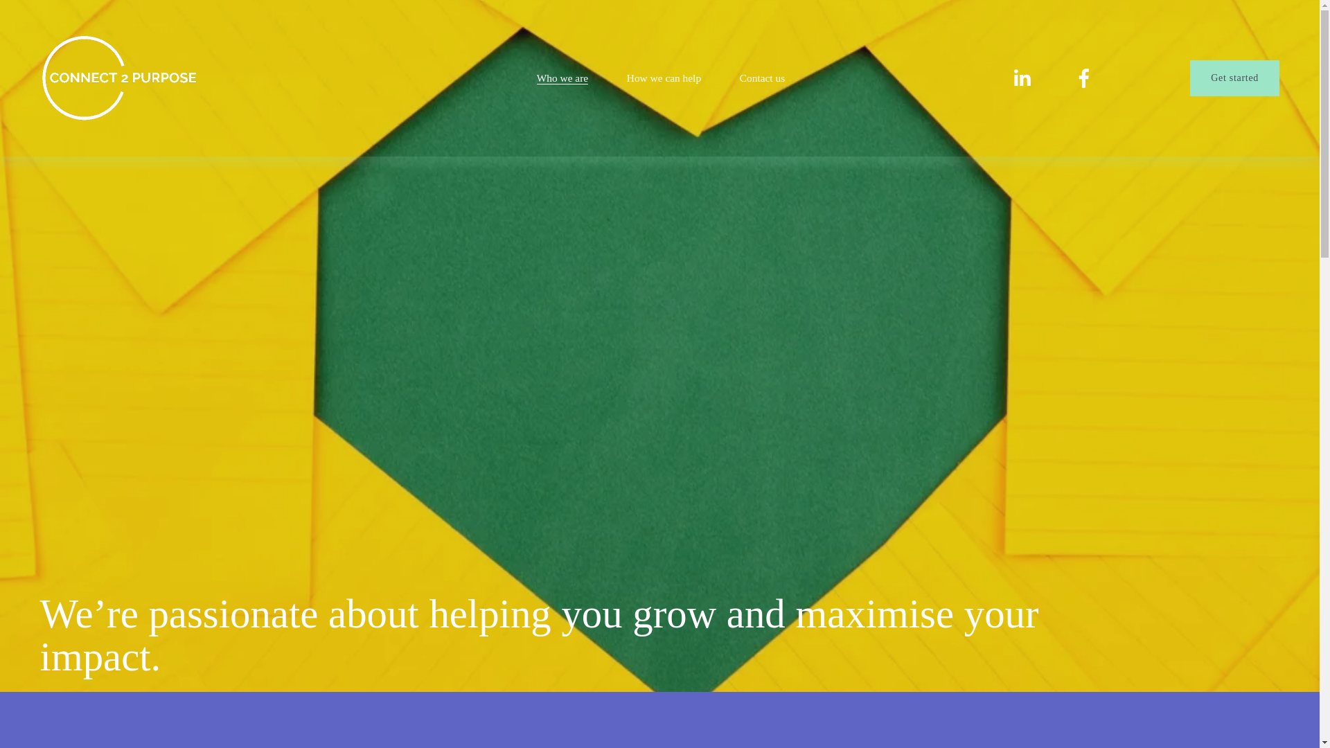 website screenshot of https://connect2purpose.online/