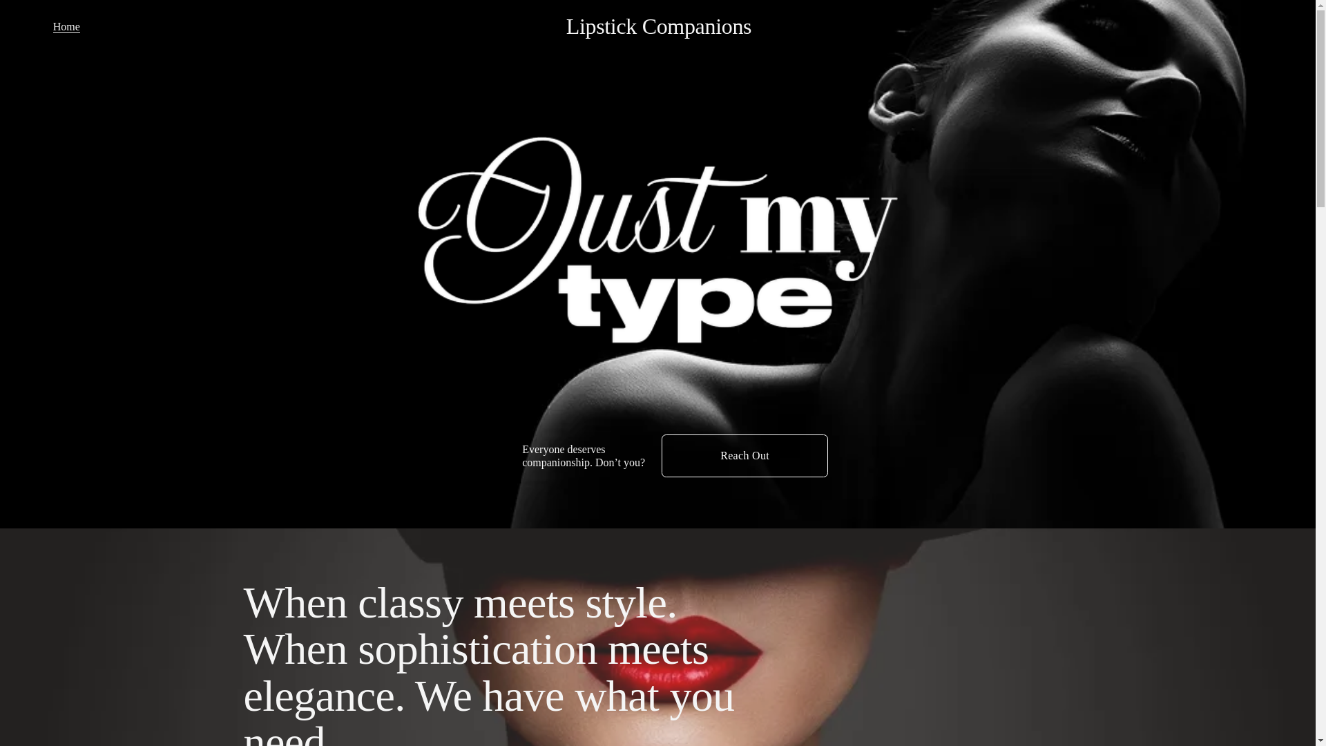 website screenshot of https://lipstickcompanions.com/