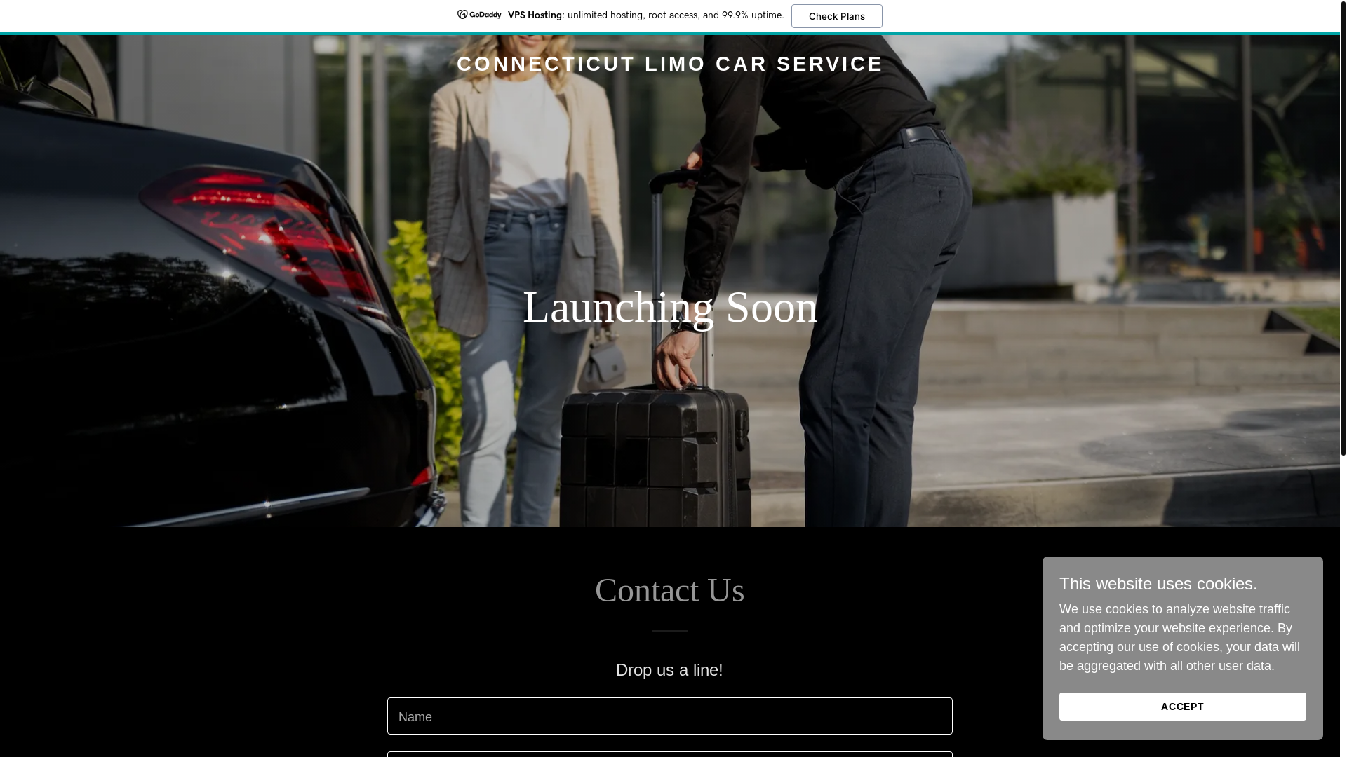 website screenshot of https://connecticutlimocarservice.com/
