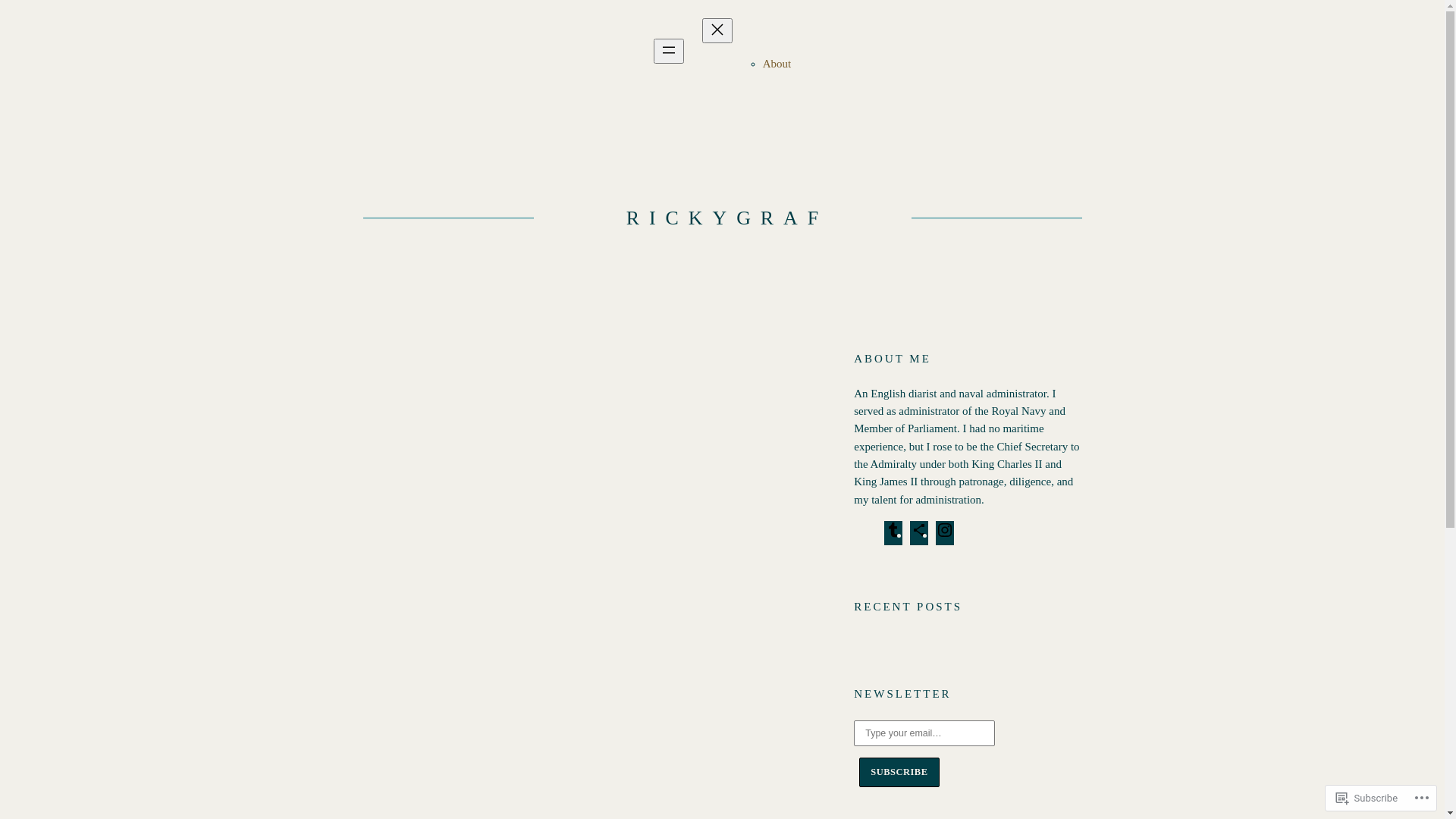 website screenshot of https://rickygraf.org/