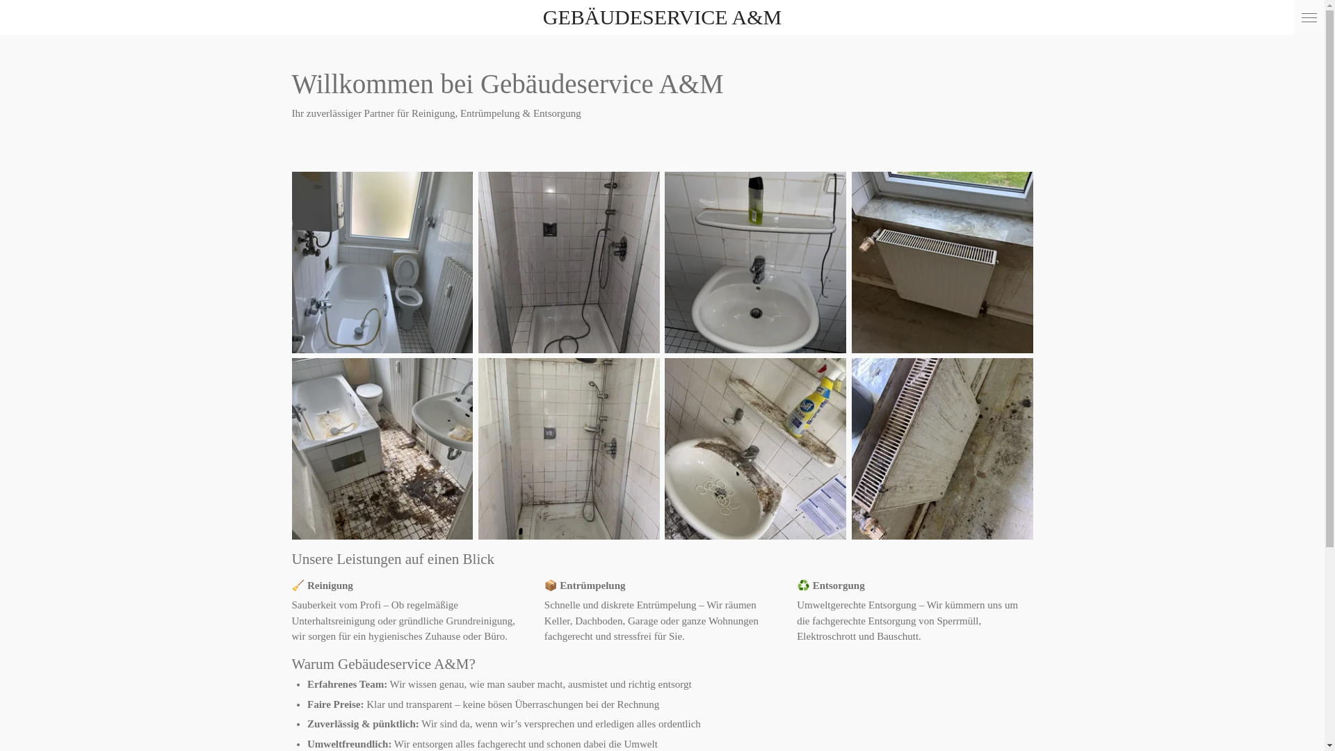 website screenshot of https://gebaeudeserviceam.de/