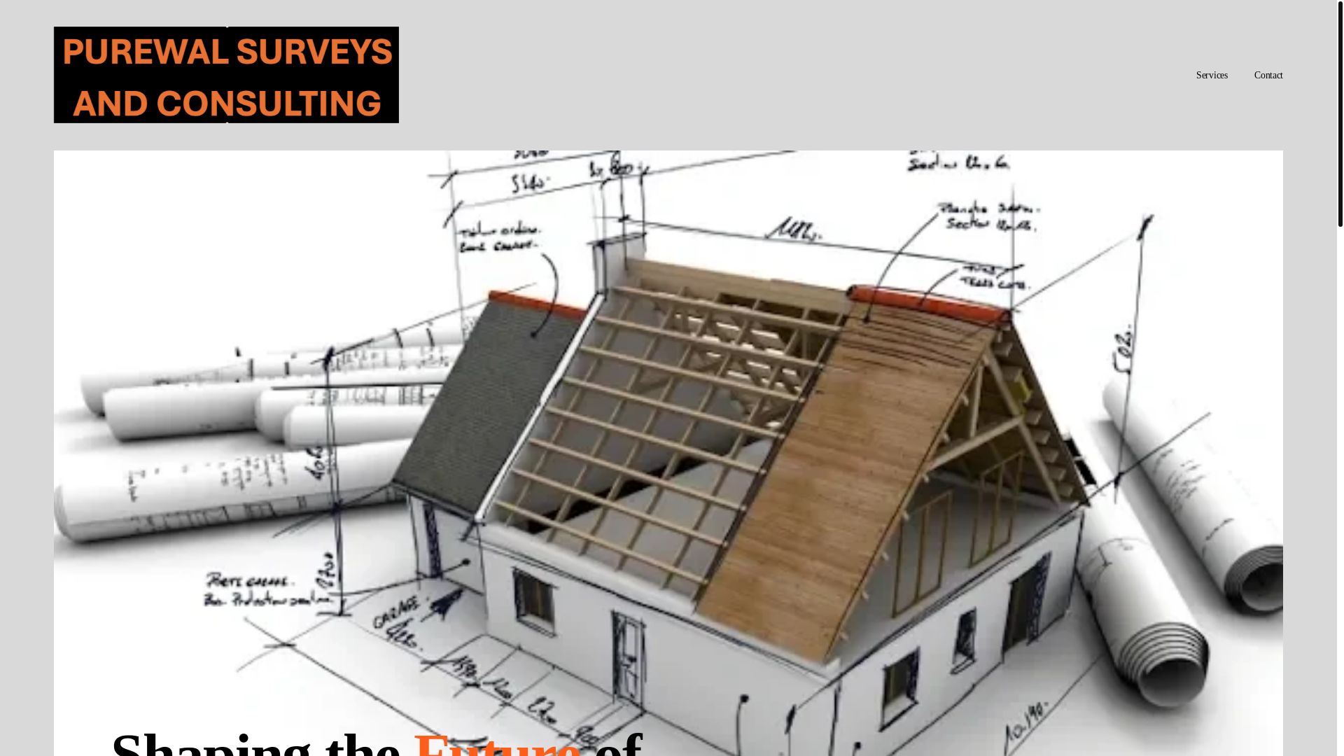 website screenshot of https://purewalsurveysandconsulting.co.uk/