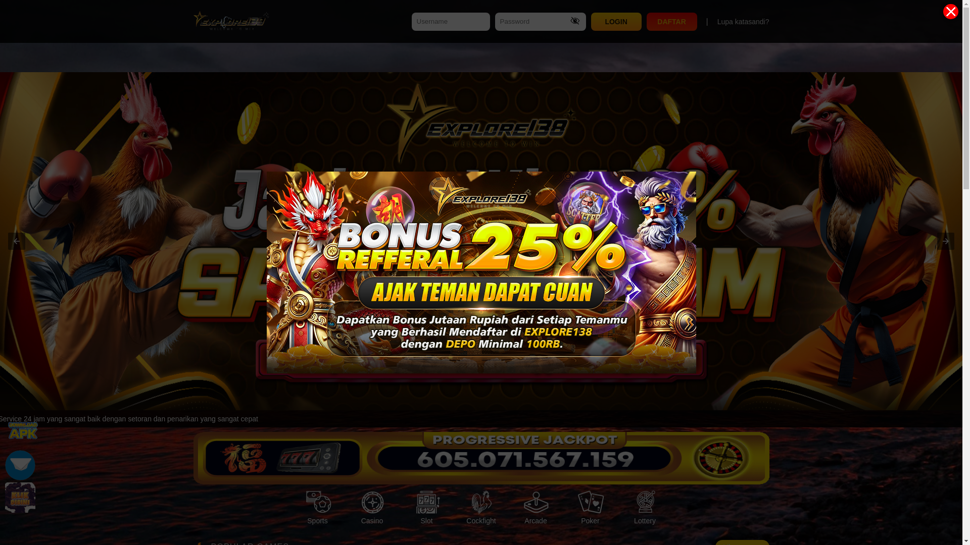 website screenshot of https://explore138.online/