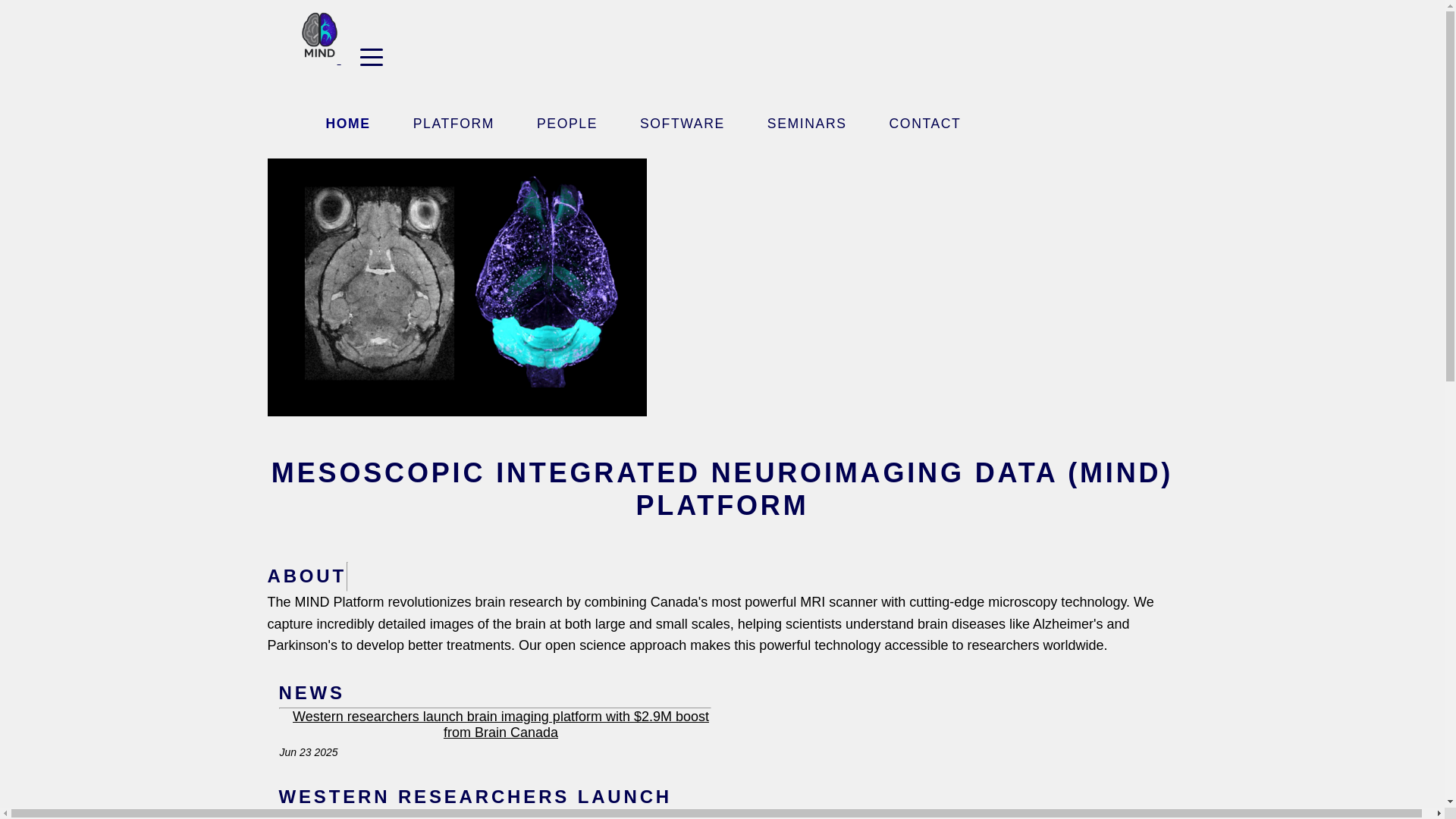 website screenshot of https://mind-western.ca/
